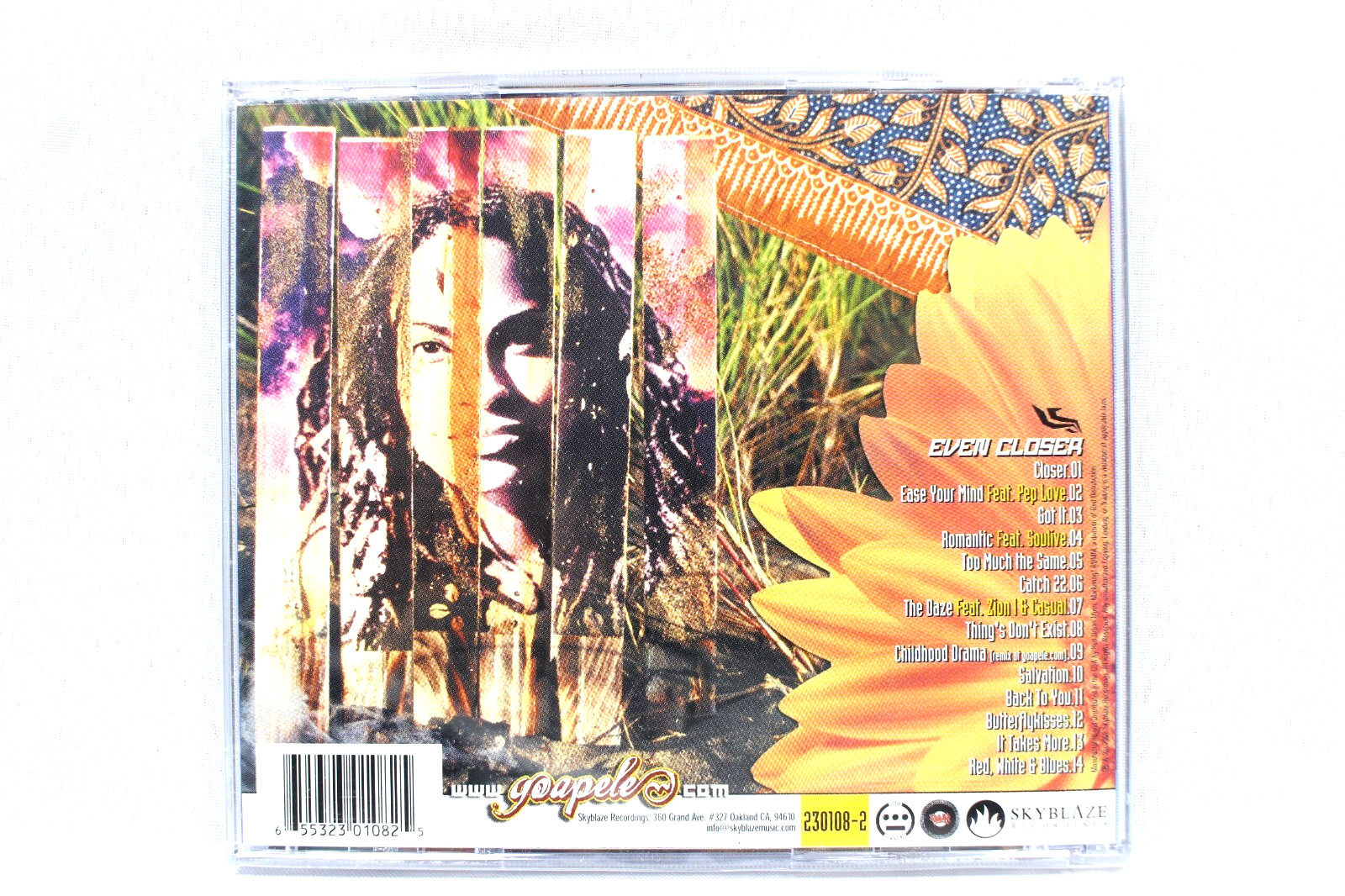 Goapele – Even Closer 230108-2 (CD) 2002 BRAND NEW SEALED.