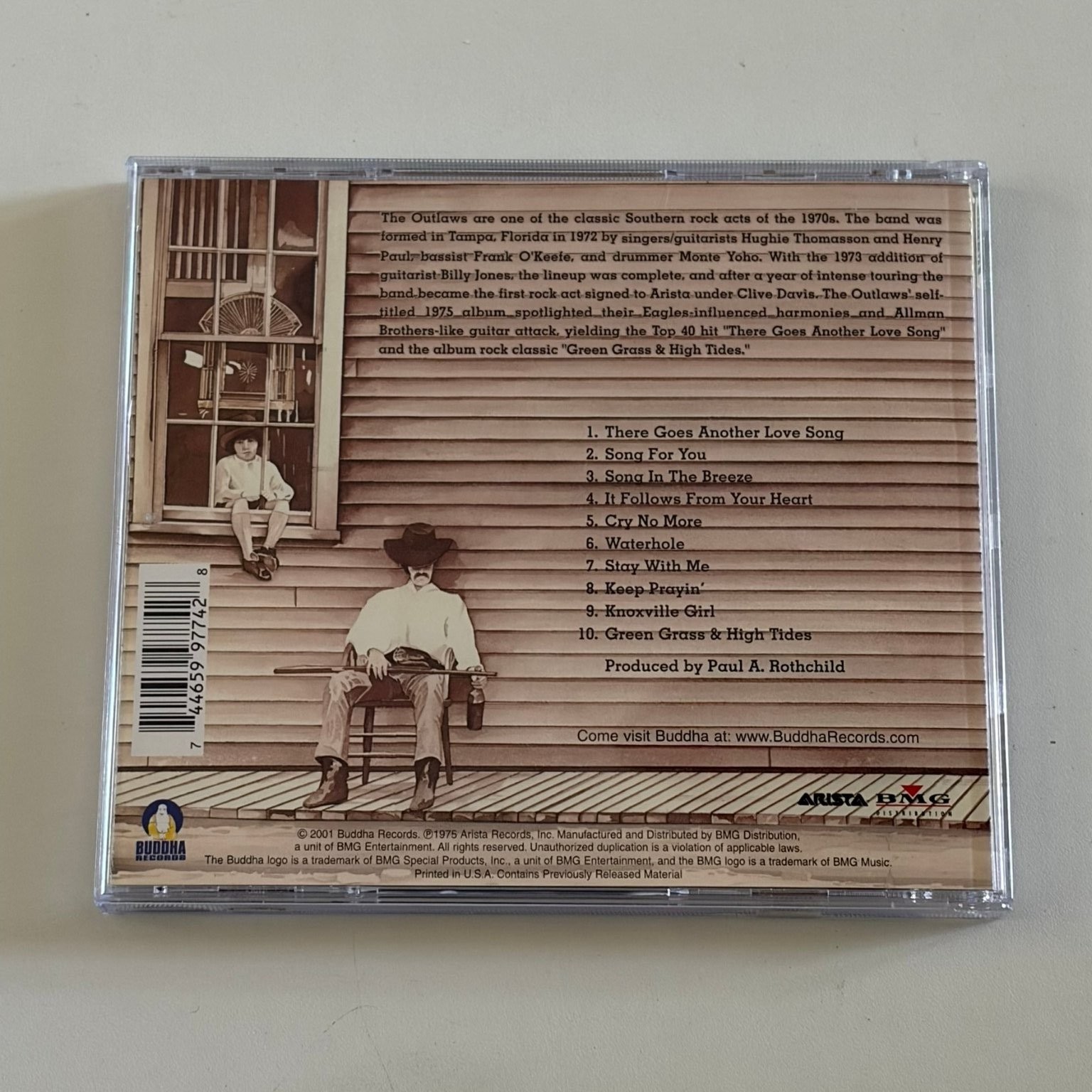 Outlaws – Original Masters CD 2001 Southern Rock Arista Buddha Records