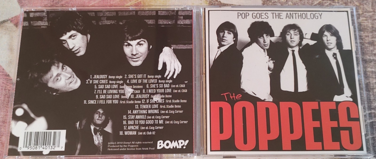 The Poppees – Pop Goes The Anthology - 2010 BOMP! - MINT POWER POP