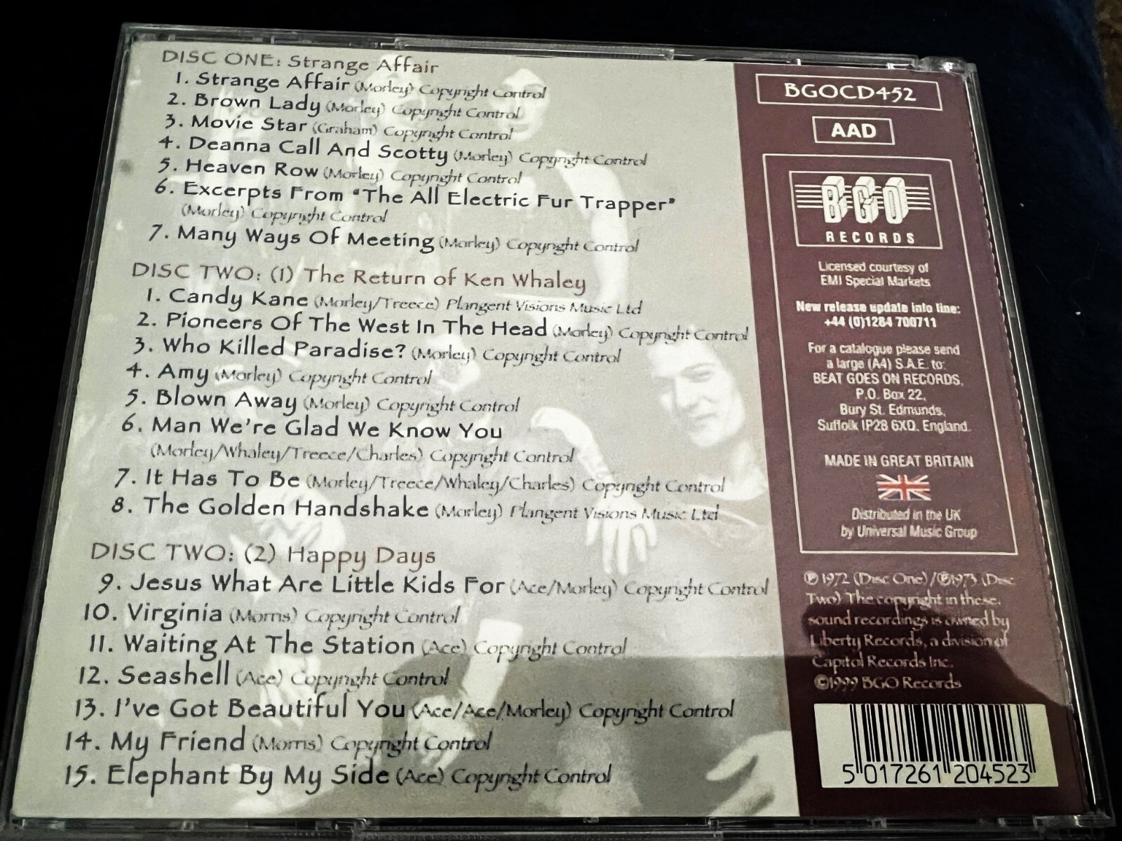 3 HELP YOURSELF CDs Five Albums on 3 CDs Happy Days Strange Affair Beware Shado