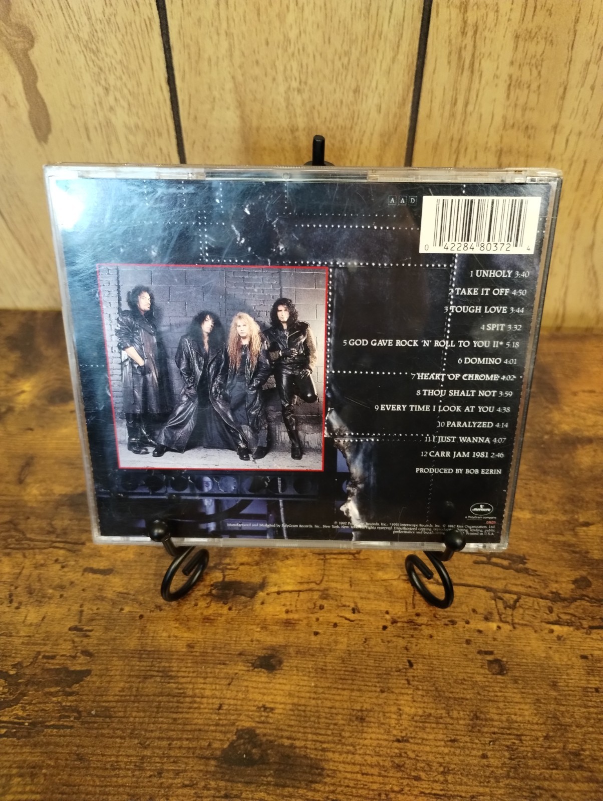 KISS Revenge CD 1992 Mercury 422-848 037-2 Original Pressing