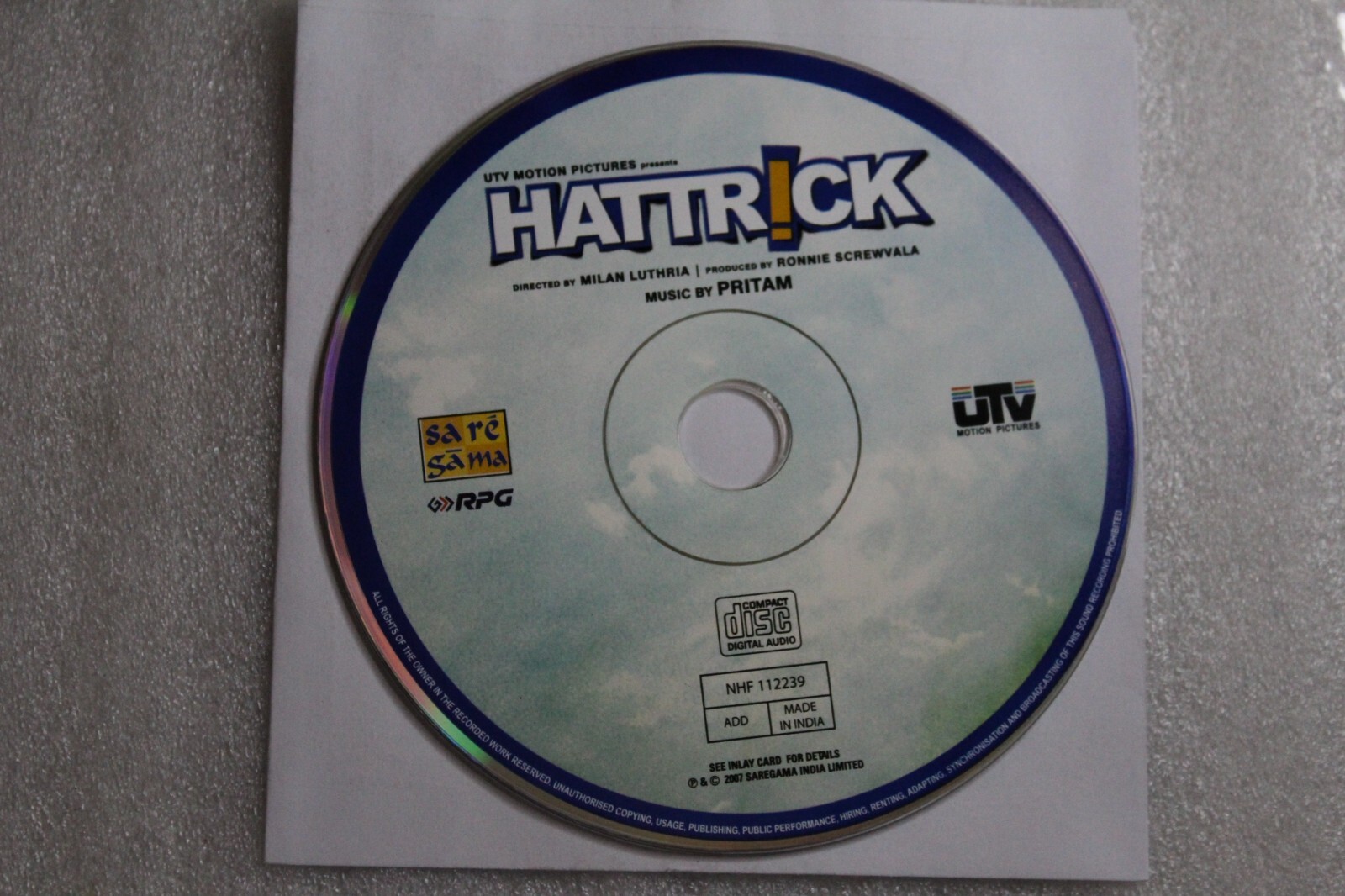 Hattrick Soundtrack CD Rare Bollywood Stumped Caught Bowled