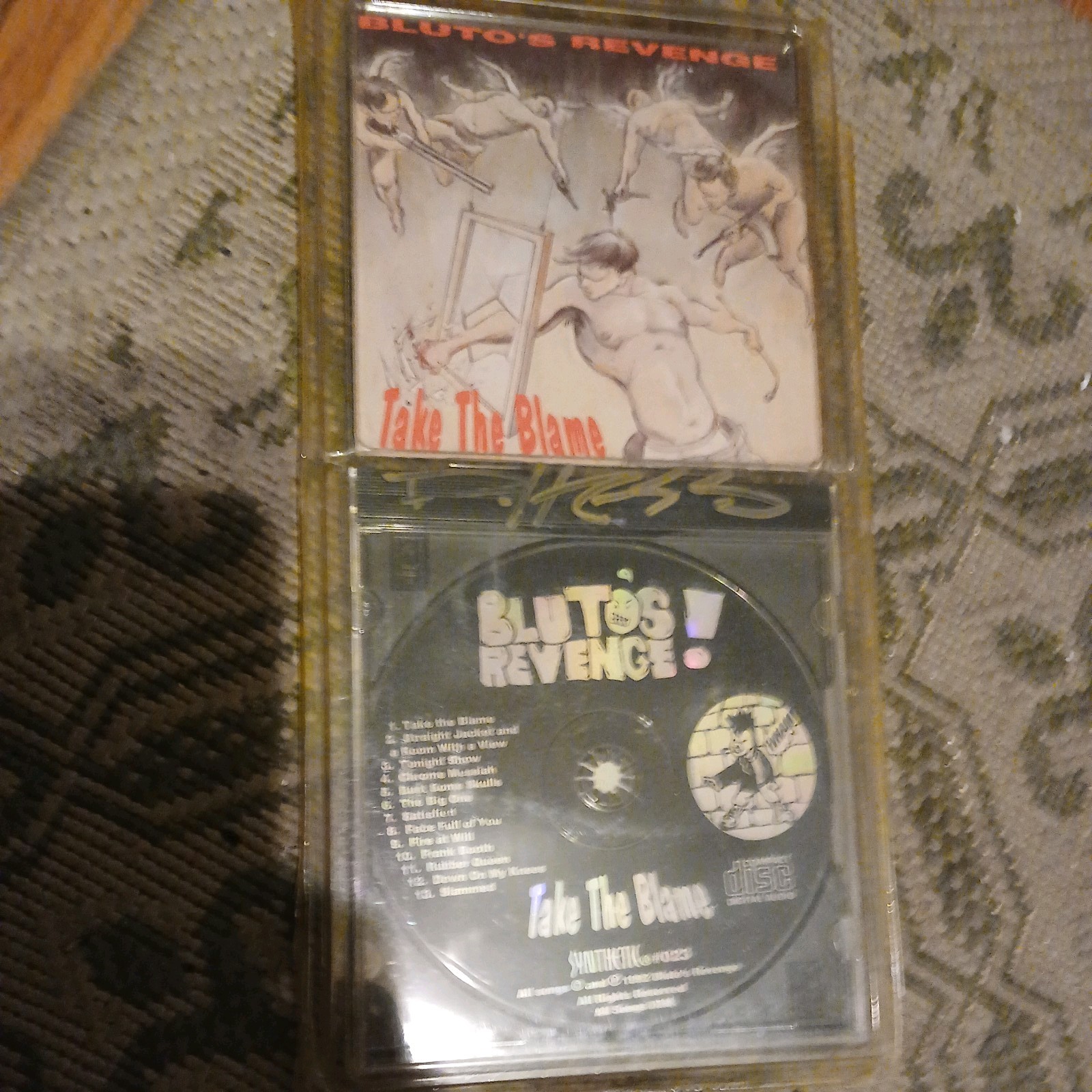 Bluto's Revenge Take The Blame Rare Longbox Factory Sealed signed Derek Hess