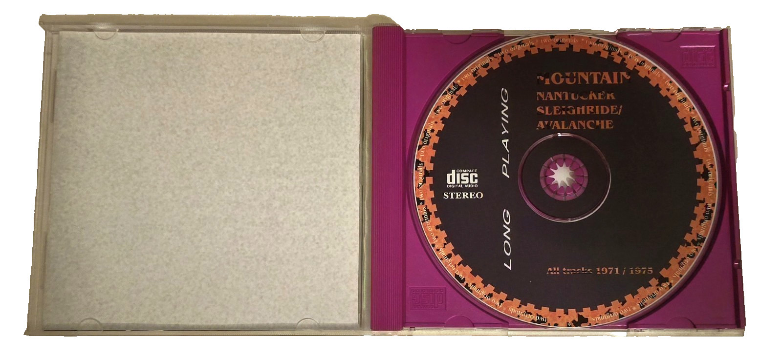 Mountain-Nantucket Sleighride /Avalanche 2 Albums on 1 CD RARE Import, MINT