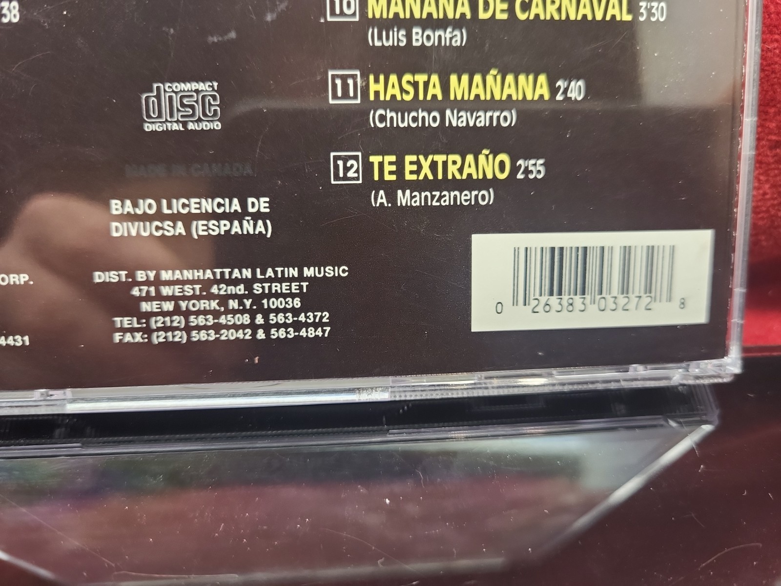 Betty Missego - Inolvidable (CD, 1992, Kubaney) CD-327-2