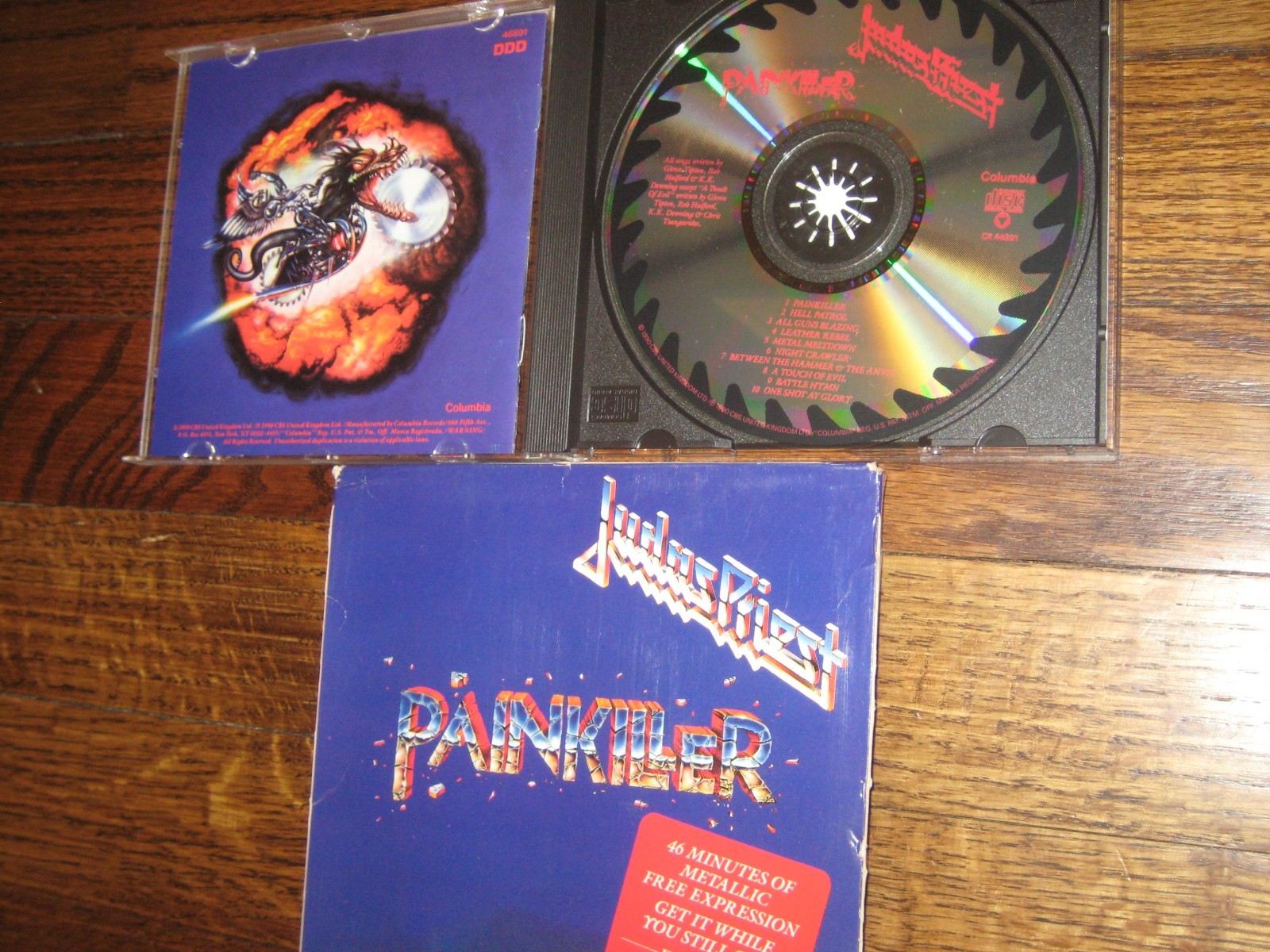 Judas Priest Painkiller Longbox and orignial cd-Rare! Rob Halford