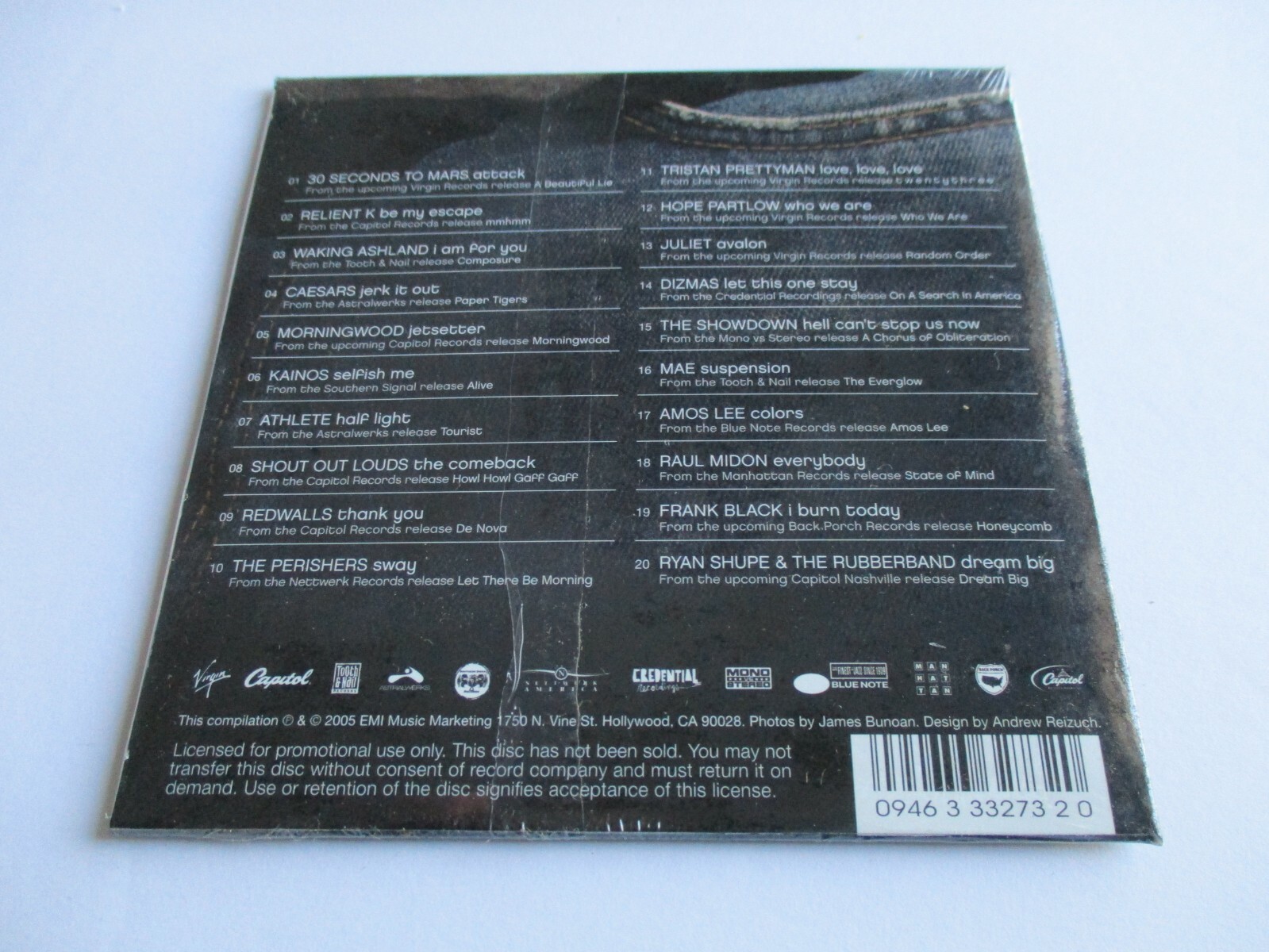 New Noise No.10 CD 20 Tracks 30 Seconds to Mars/Relient K/Shout Out Louds NEW