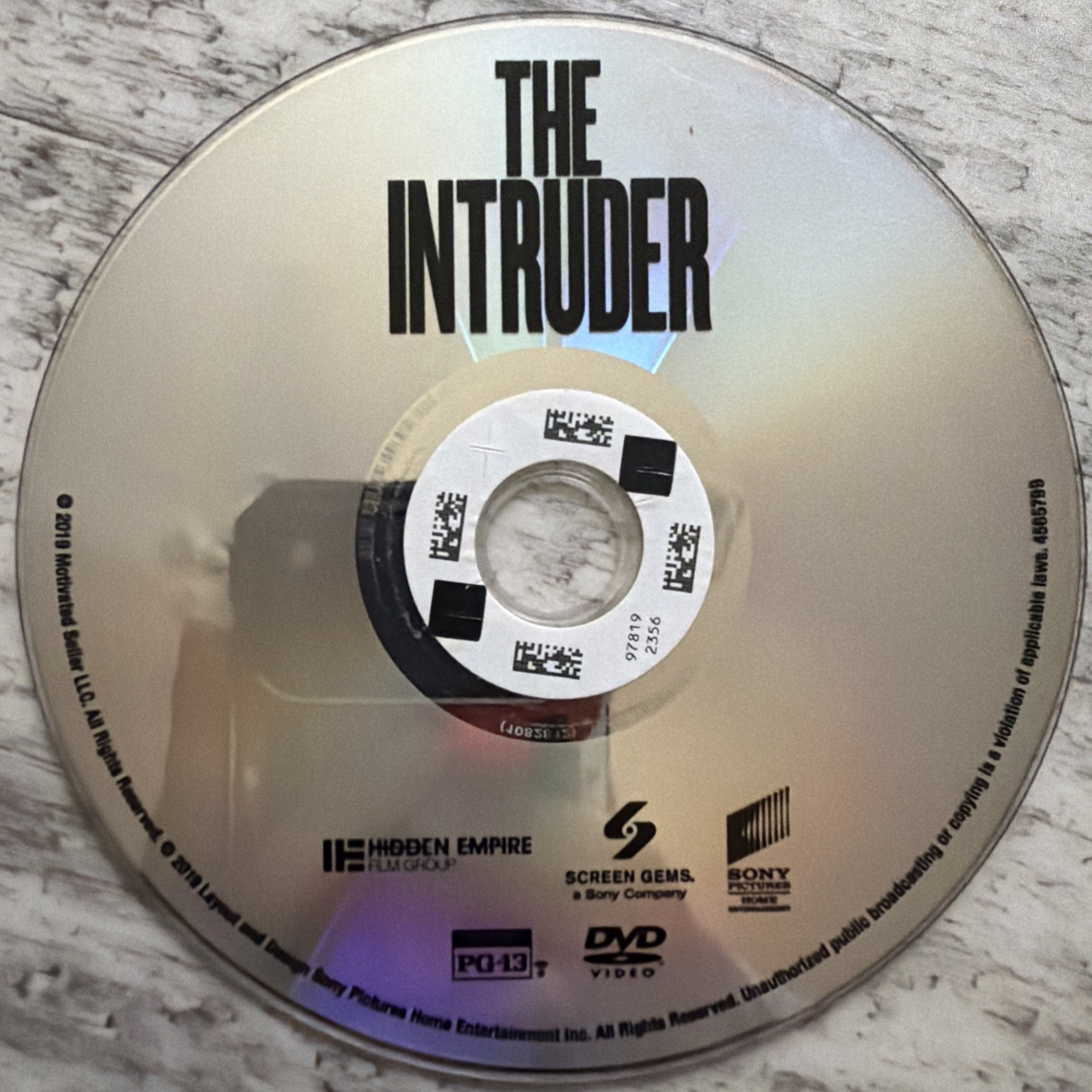 The Intruder DVD - 2019
