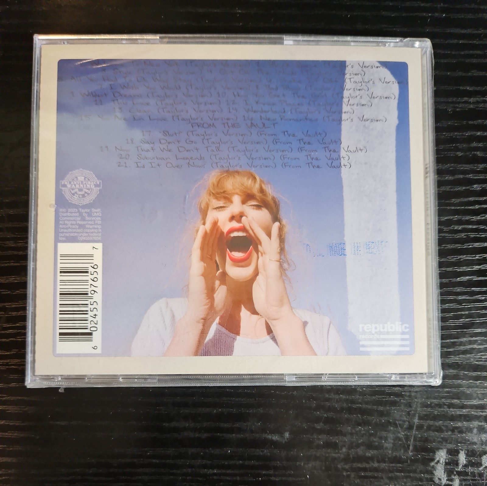 Taylor Swift - 1989 (Taylor's Version) CD Crystal Skies Blue Edition New Sealed