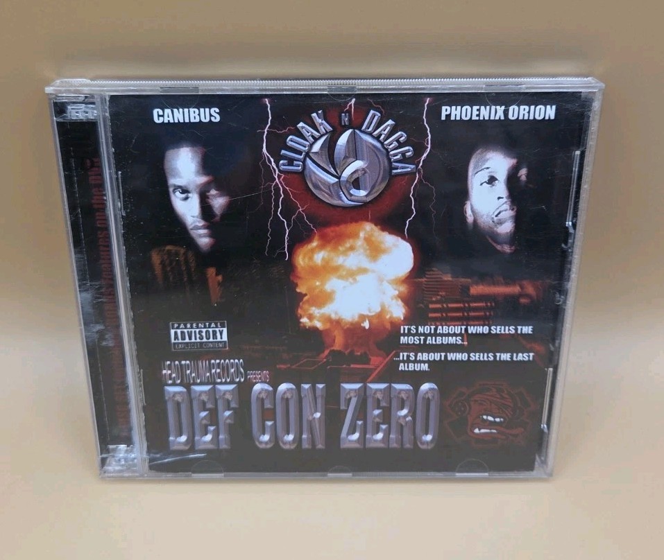 CANIBUS AND PHOENIX ORION DEF CON ZERO 2 DISC CD/DVD