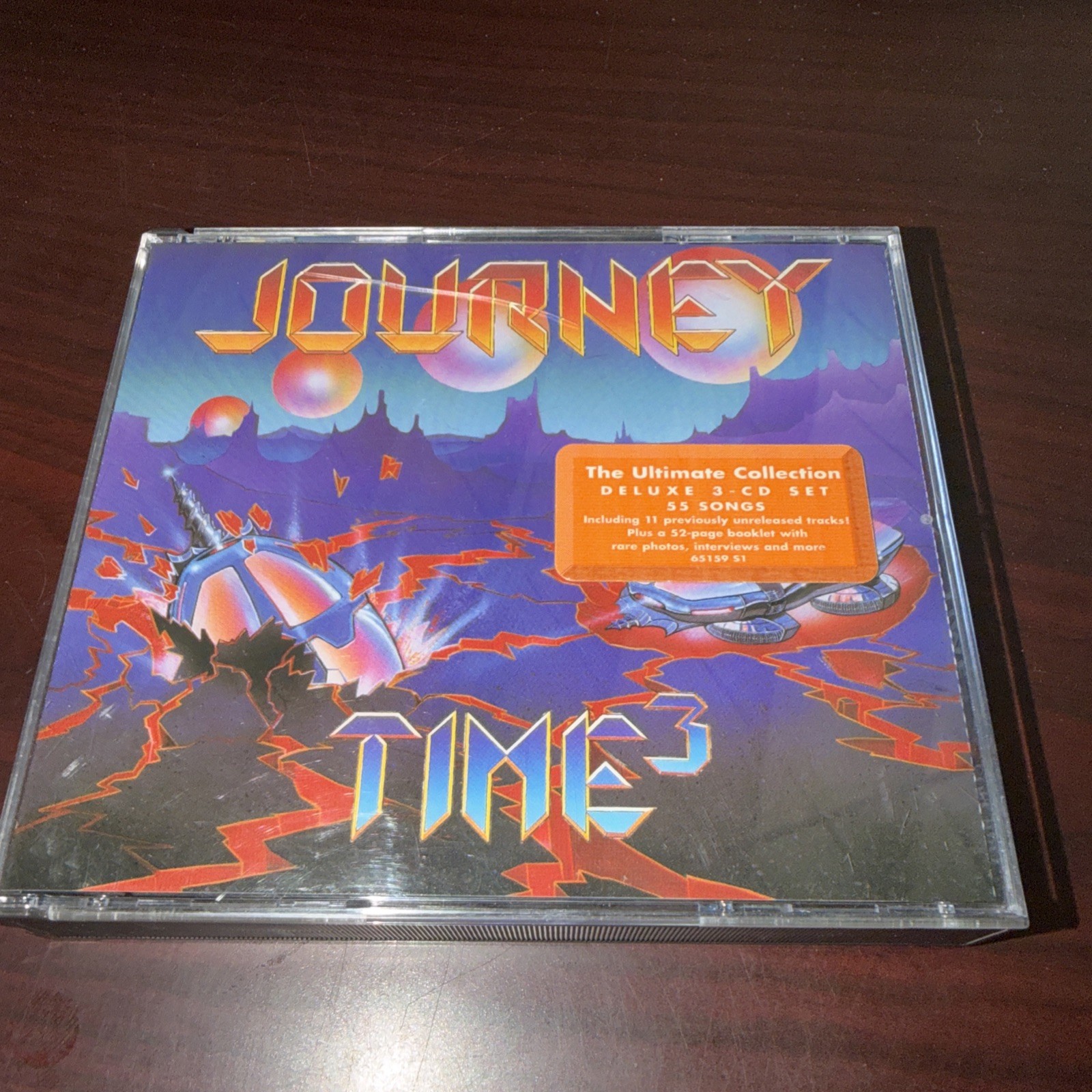 Time - 3 By Journey (1996 Columbia Records) 3 Disc Set in Fat Box. Classic Rock