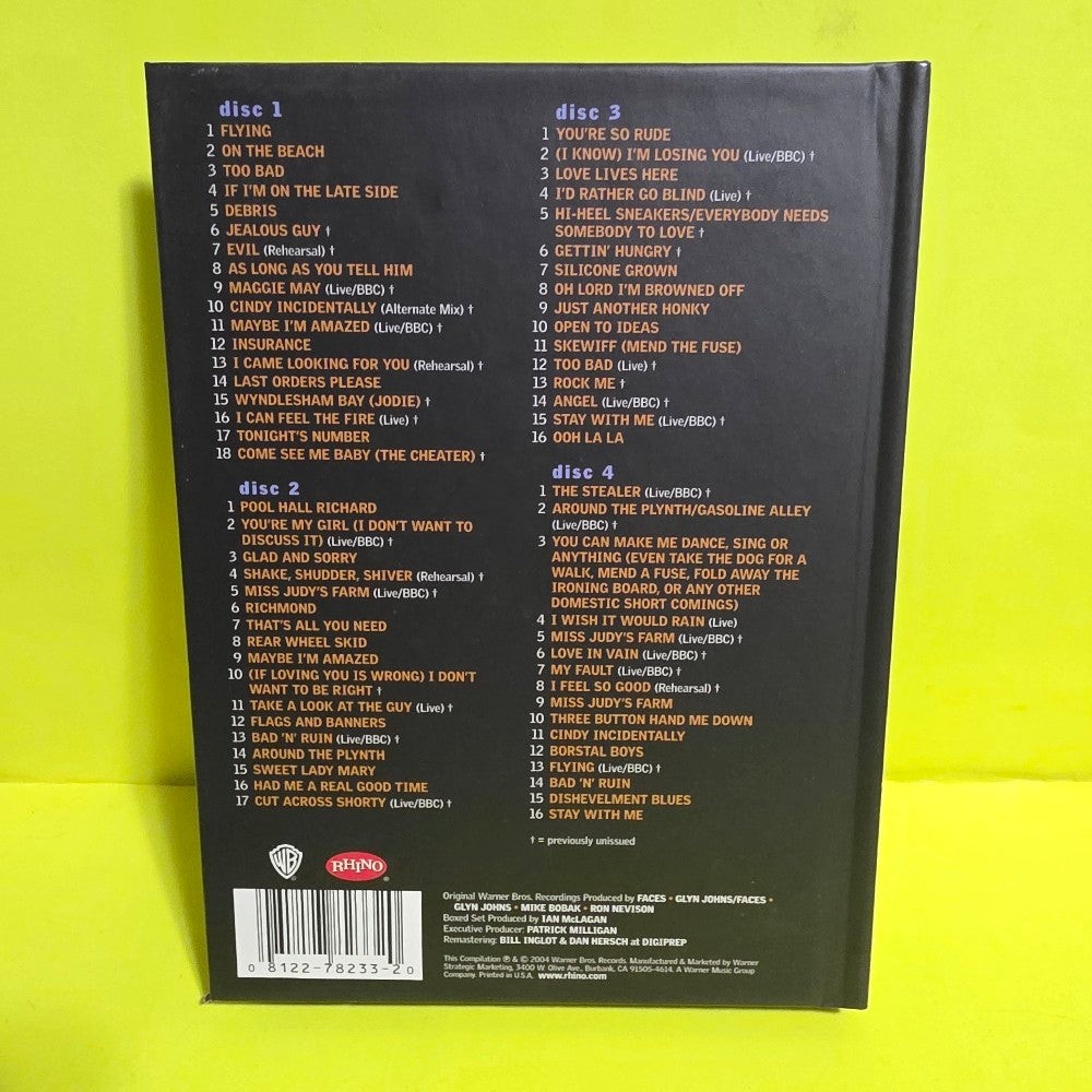 Faces - Five Guys Walk Into A Bar... 4 CDs Set - 2004 - R2 78233 - Used - NM