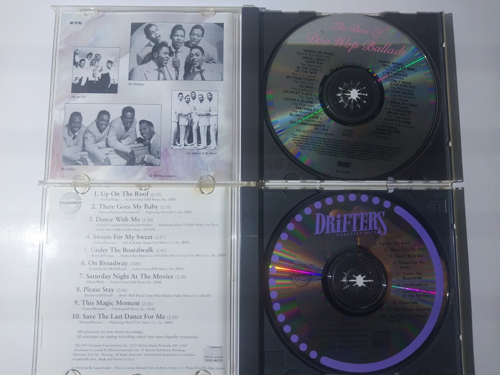 Lot Of 6 Classic R&B & Doo Wop Cds Ray Charles Teddy Pendergrass Drifters Ect