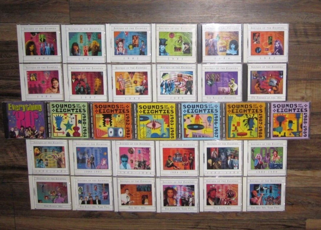 TIME LIFE SOUNDS Of The Eighties 80s - Pick your CD! Excellent - Mint Condition