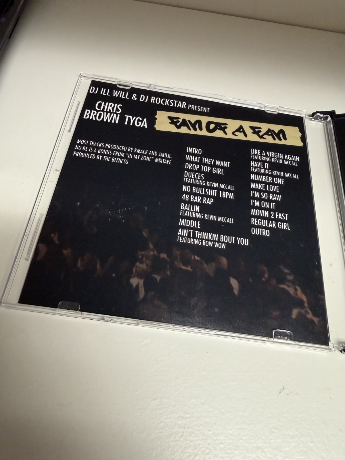 DJ ILL WILL DJ ROCKSTAR TYGA CHRIS BROWN FAN OF A FAN MIXTAPE MIX CD