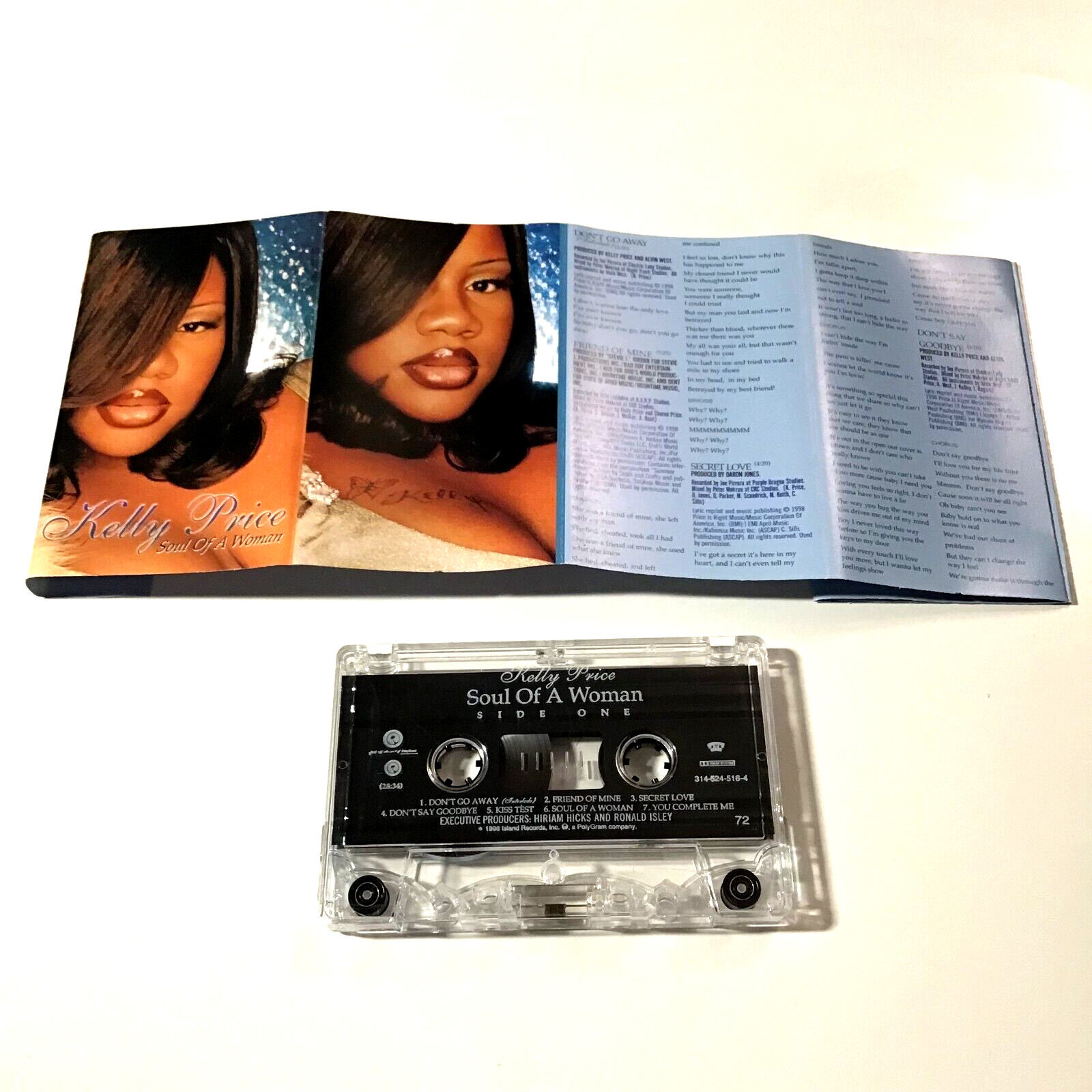 Kelly Price Soul Of A Woman Cassette 1996 R&B, Gospel Tested