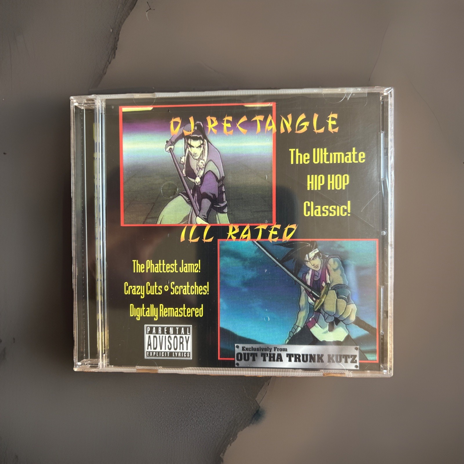 DJ Rectangle Ill Rated CD Hip Hop Rap Mix Biggie ODB KRS-One Out Tha Trunk HTF