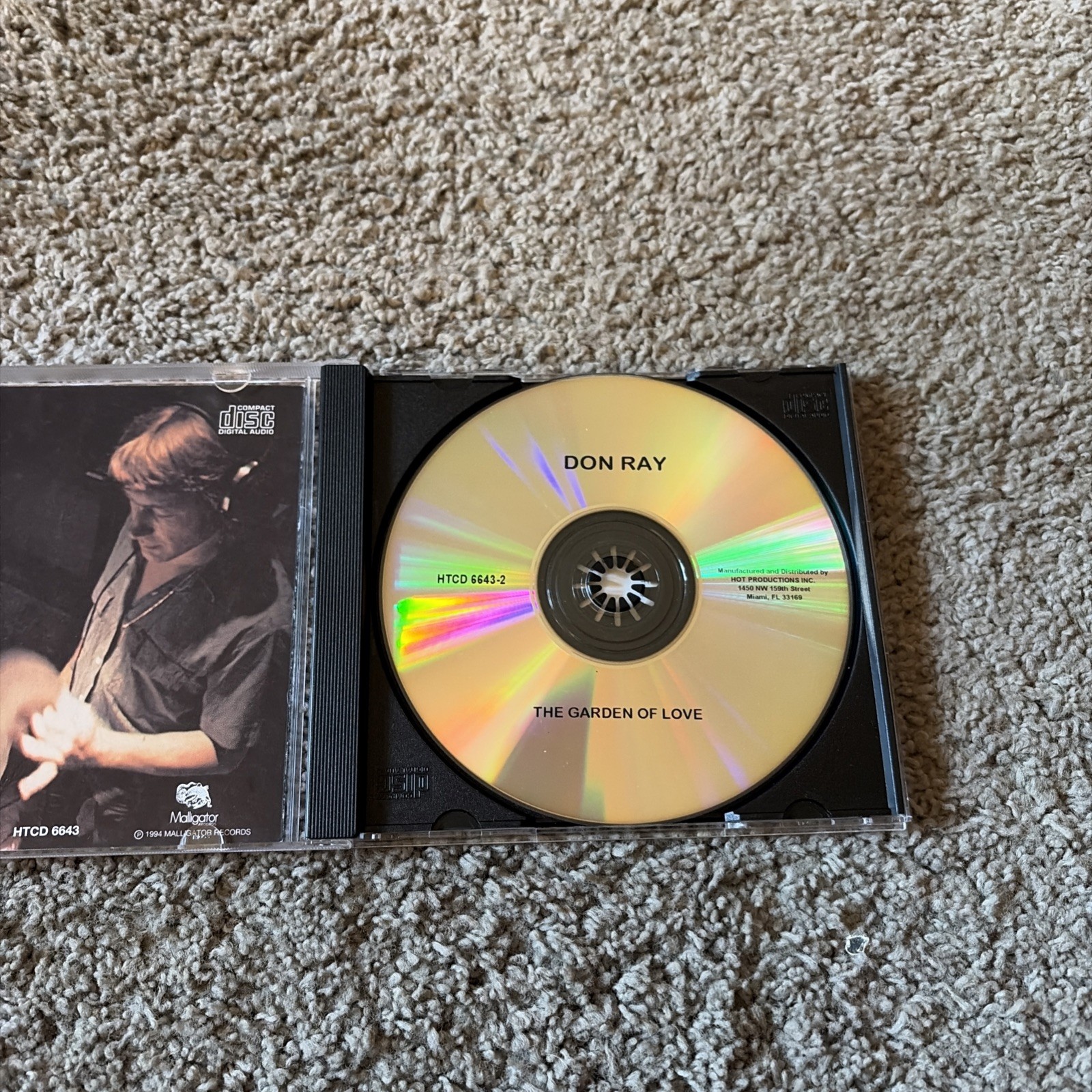 Don Ray The Garden of Love CD 1994 Hot Productions 1970s Disco Euro Funk Soul