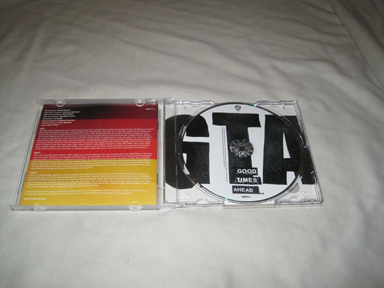 G.T.A. Good Times Ahead (2016) CD Rap Hip Hop Electro GTA
