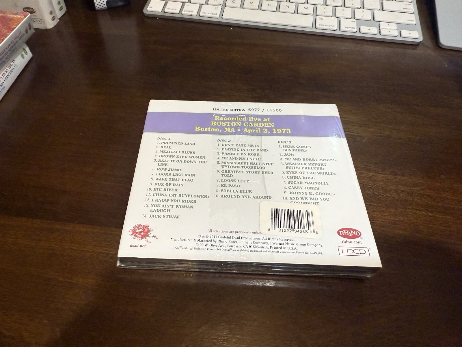 SEALED Grateful Dead Dave's Picks 21 - # 15815 /16.5K - Boston Garden, MA '73