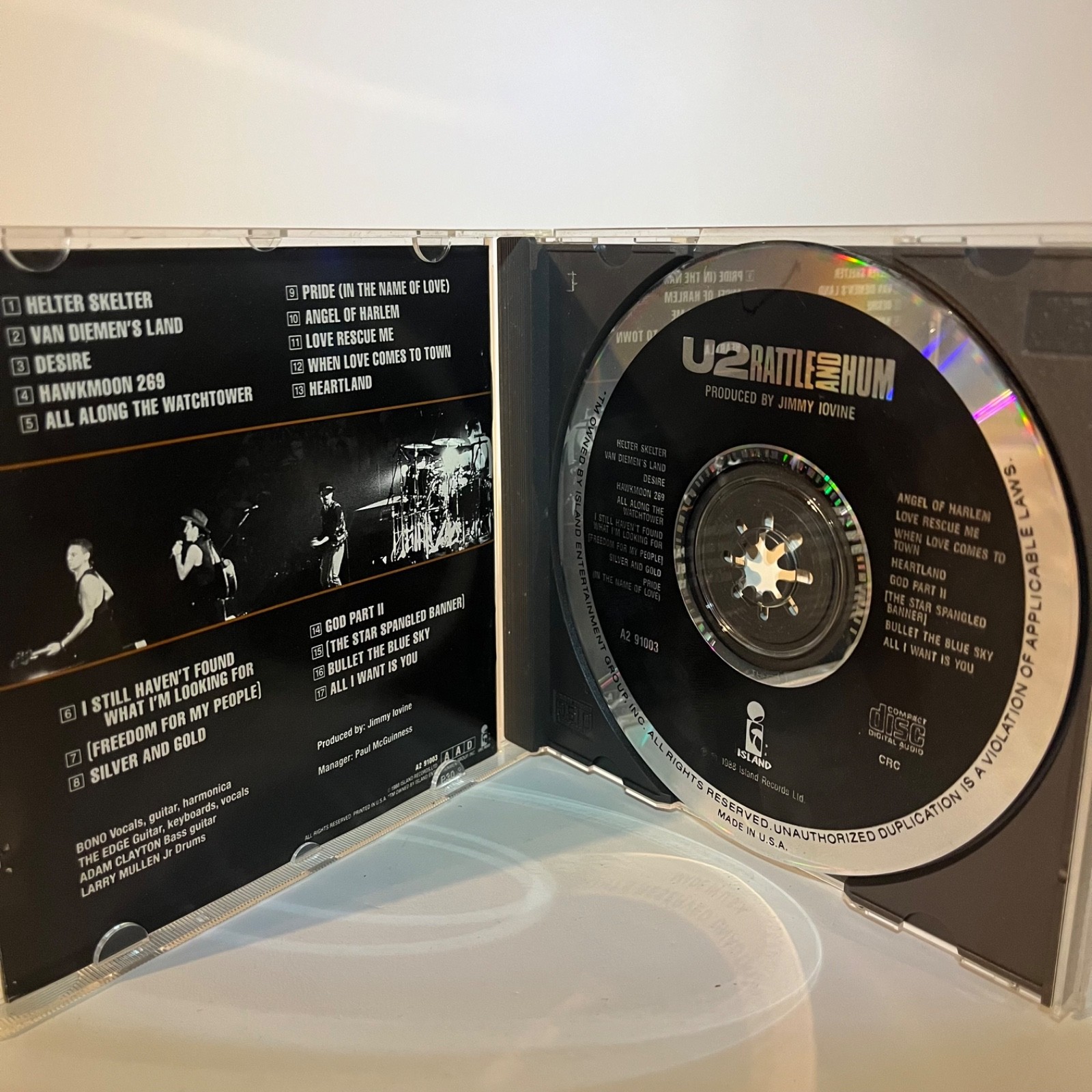 U2 - Rattle and Hum (Original 1988 US CD)