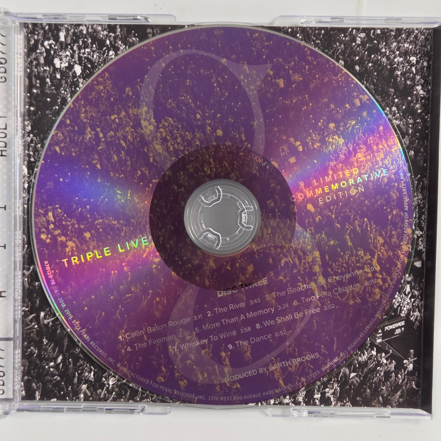 Garth Brooks – Triple Live CD 2023 Limited Commemorative Edition Country Pearl
