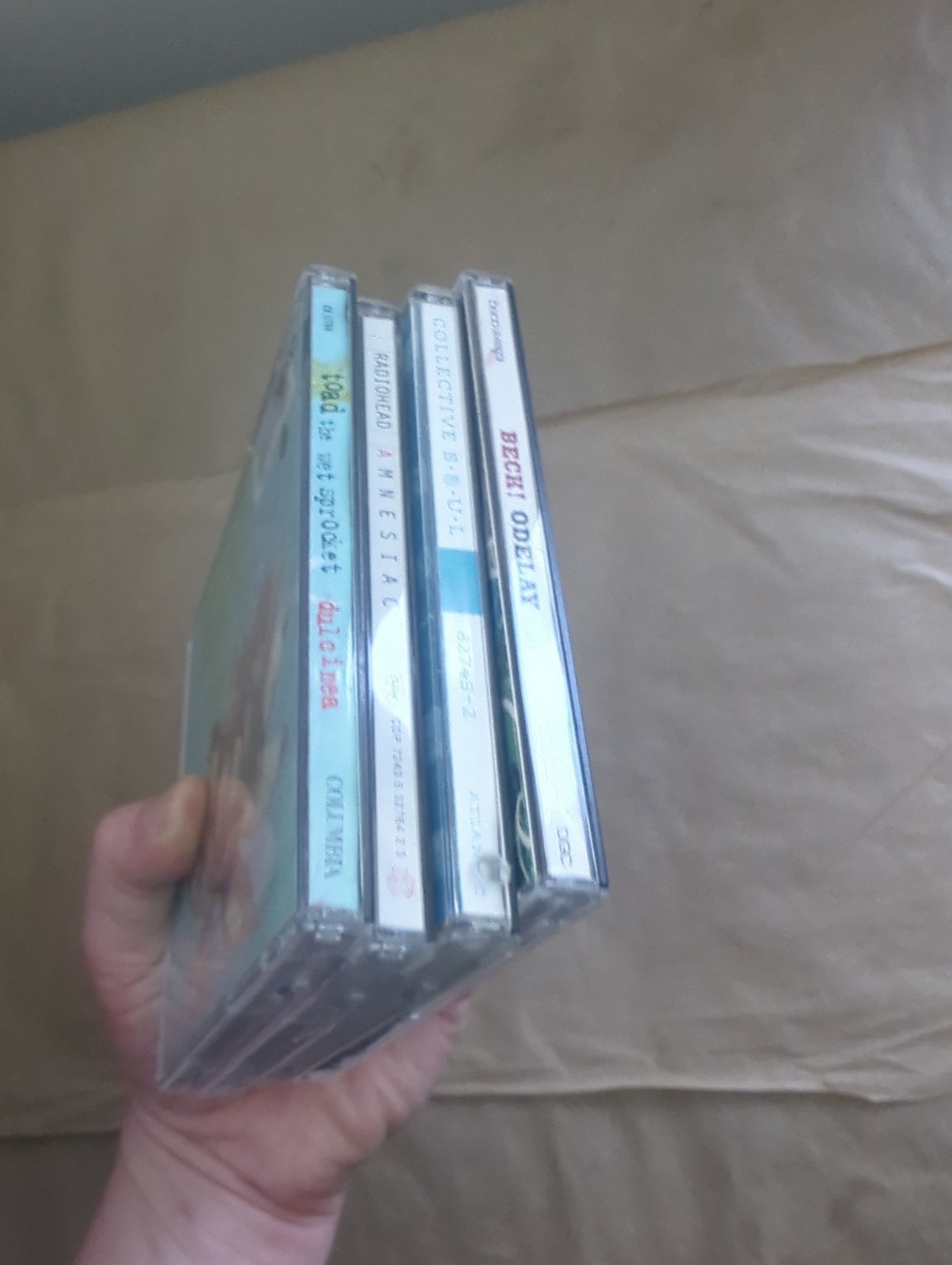 4 CD Lot Radiohead Beck Toad Wet Sprocket Collective Soul 90s Alternative Rock