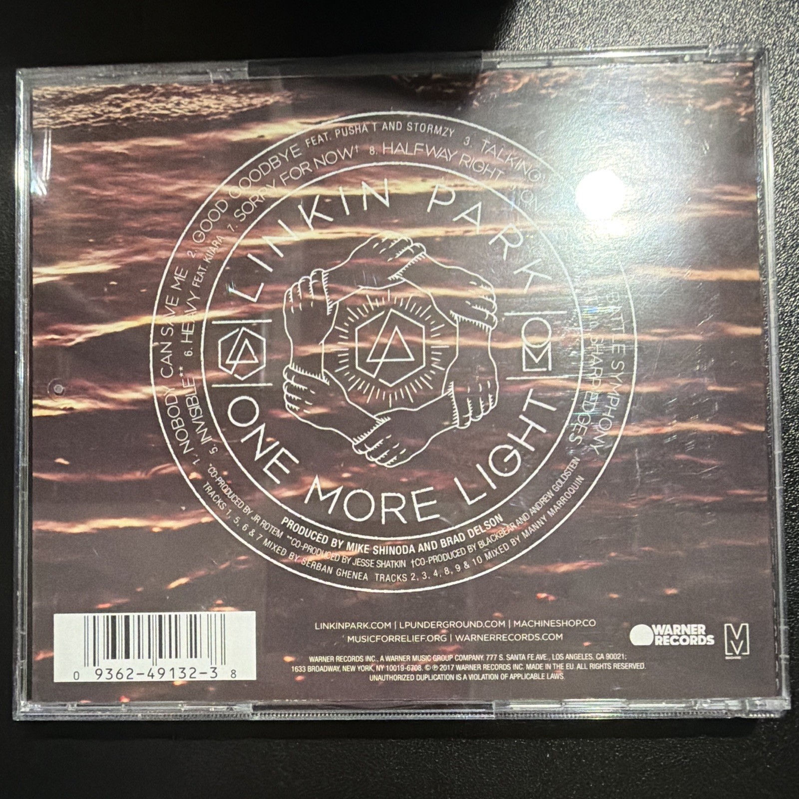 Linkin Park One More Light CD Album Warner Records 2017 Jewel Case Rock