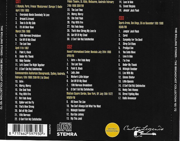 Rolling Stones: The Broadcast Collection (CD) NEW
