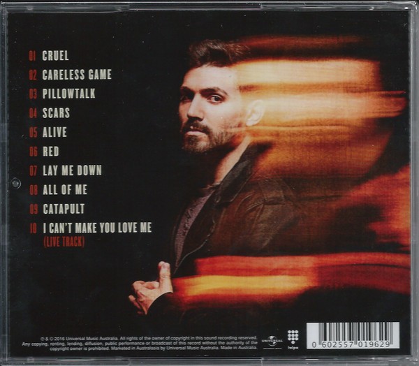 Alfie Arcuri Zenith CD 2016 VG – Pop Vocal Debut Album The Voice Australia