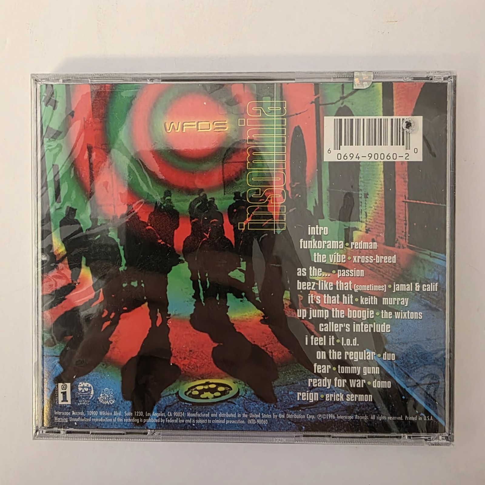 Insomnia The Erick Sermon Compilation Album CD 1996 READ LISTING