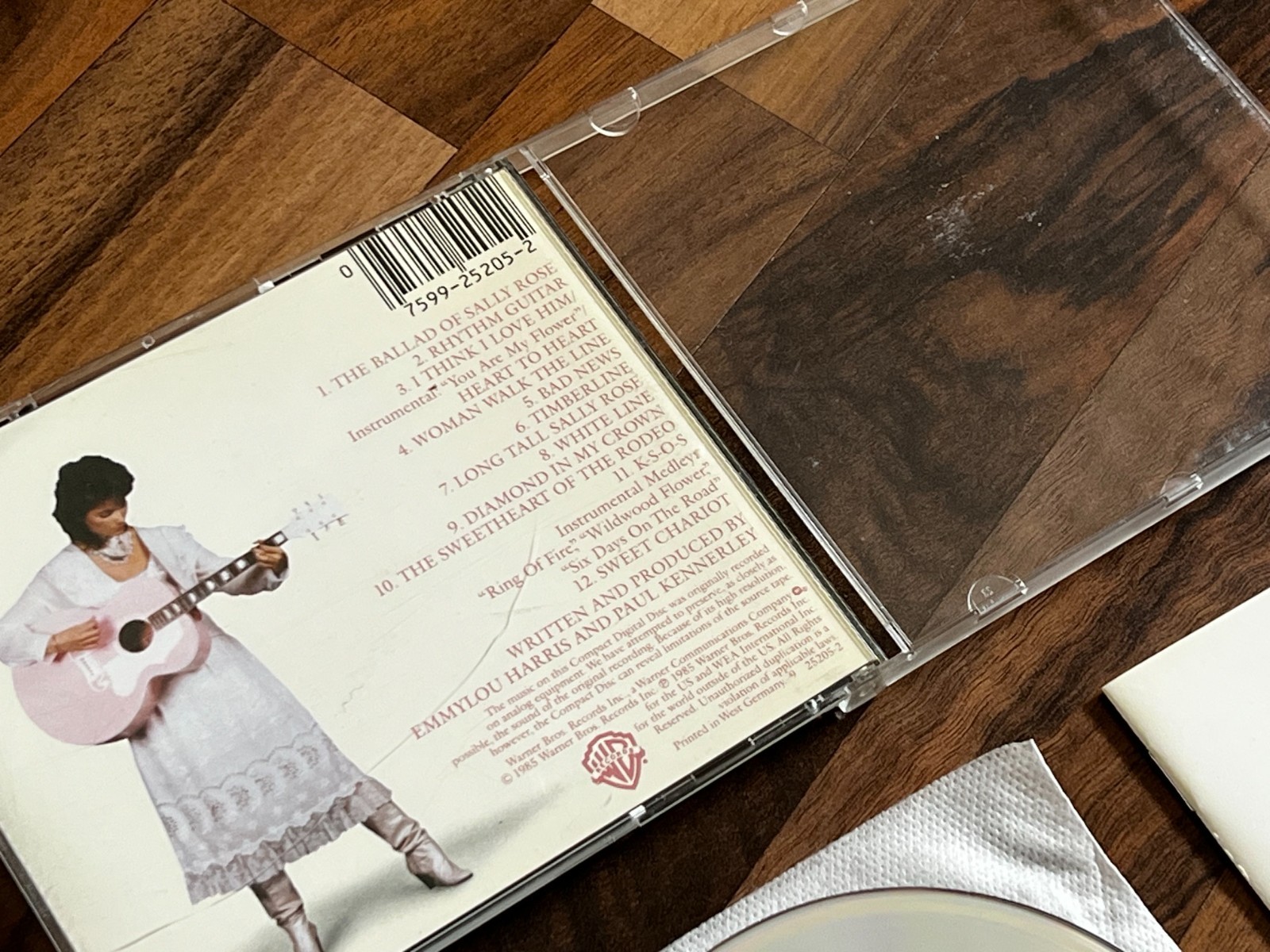 EMMYLOU HARRIS The Ballad Of Sally Rose 1985 WEST GERMANY TARGET CD album