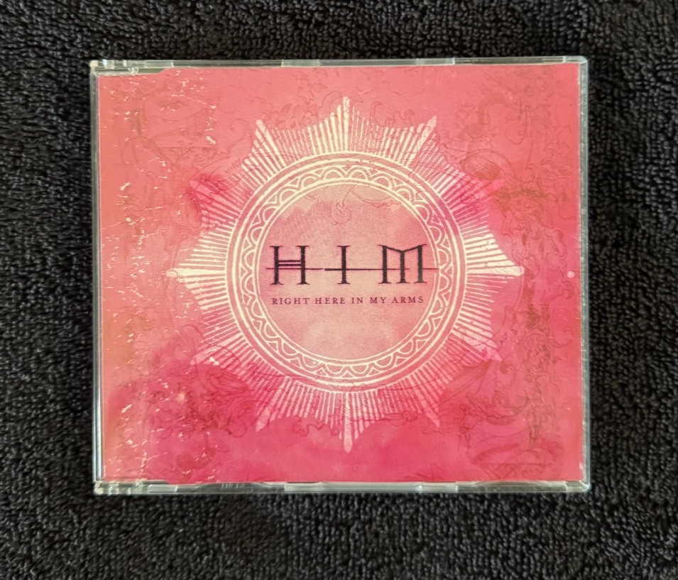 HIM Right Here In My Arms Single Finland Import CD Pink Cover RARE H.I.M.