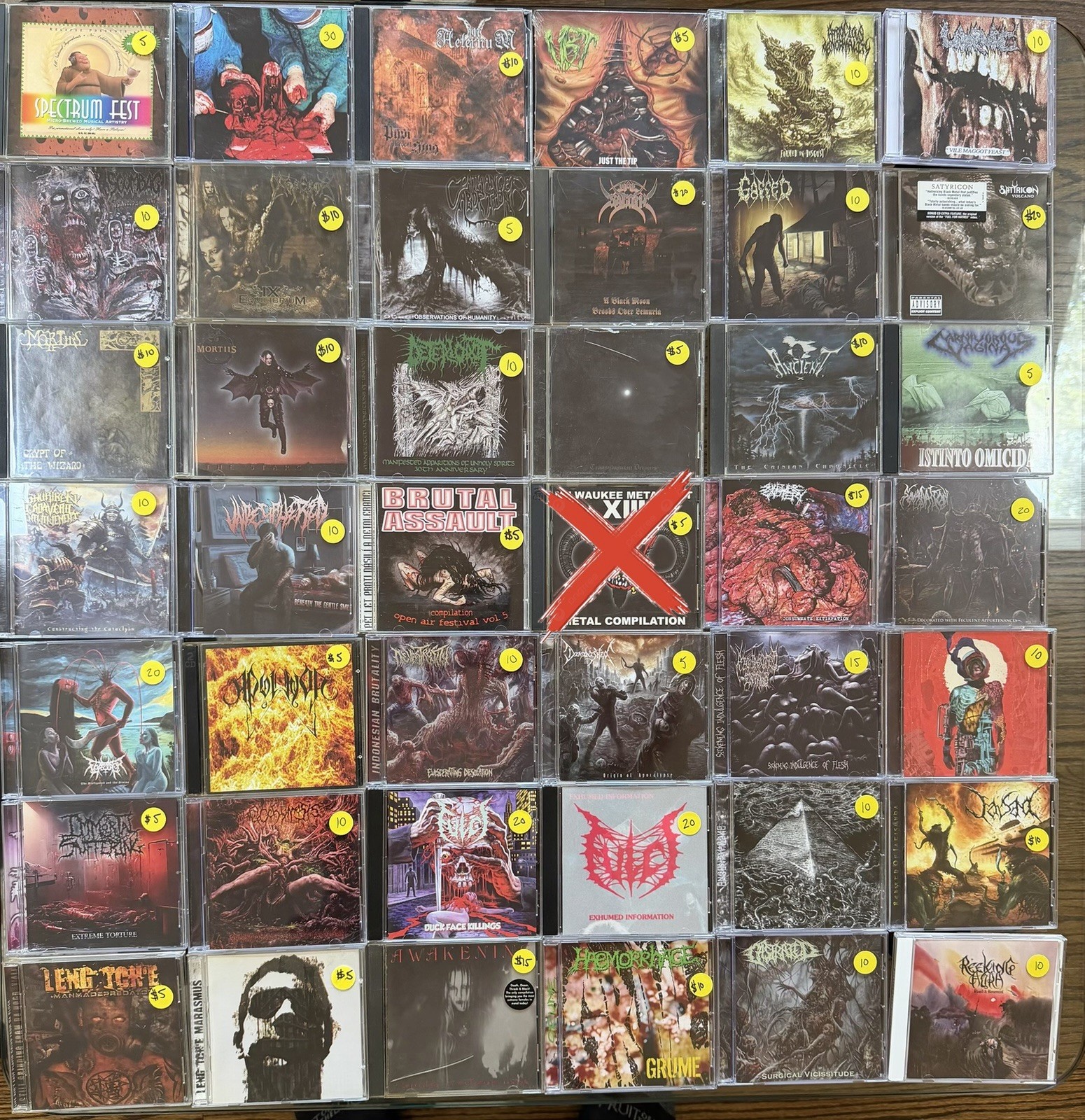 Death Metal & Black Metal Album And Compilation CD Lot From 1990’s To Present