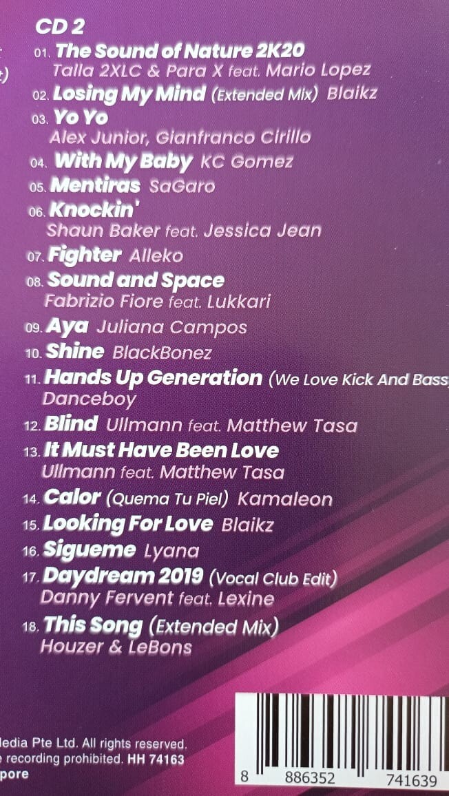 Best Hits 2021 CD Euro Dance Remix Singpore Release Akcent Mario Lopez Scotty