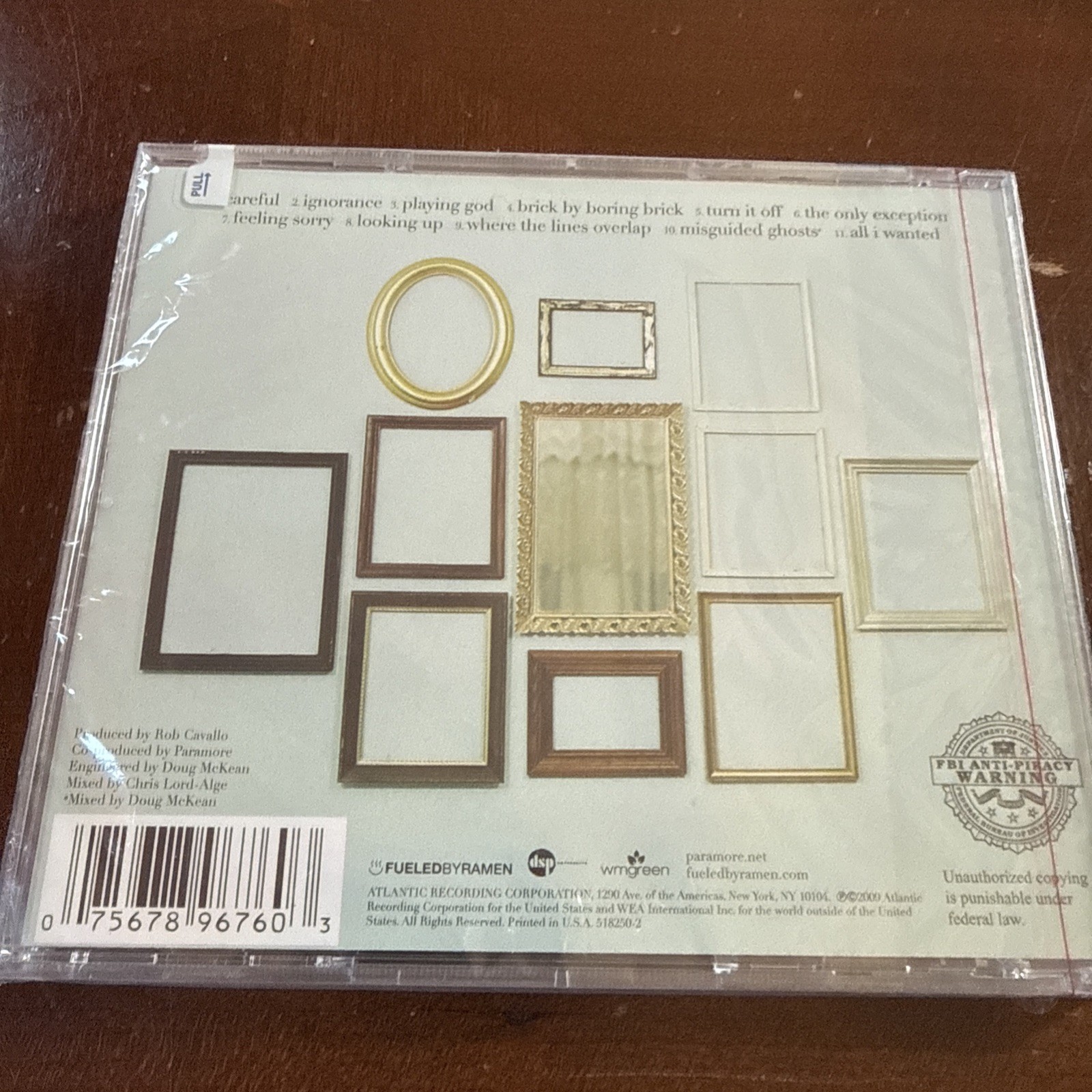 Paramore- Brand New Eyes, Cd (2009, Atlantic) **NEW SEALED**