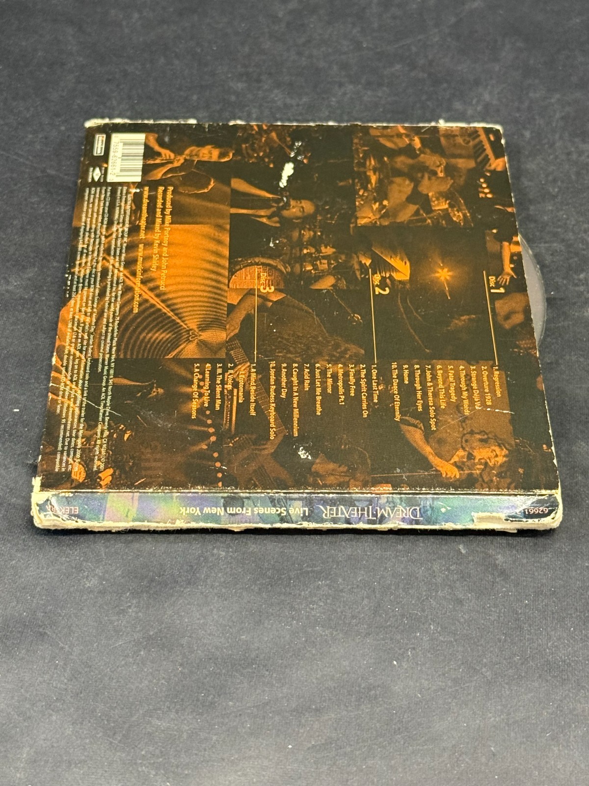 Dream Theater Live Scenes from New York 3-CD Live Album 2001 Elektra