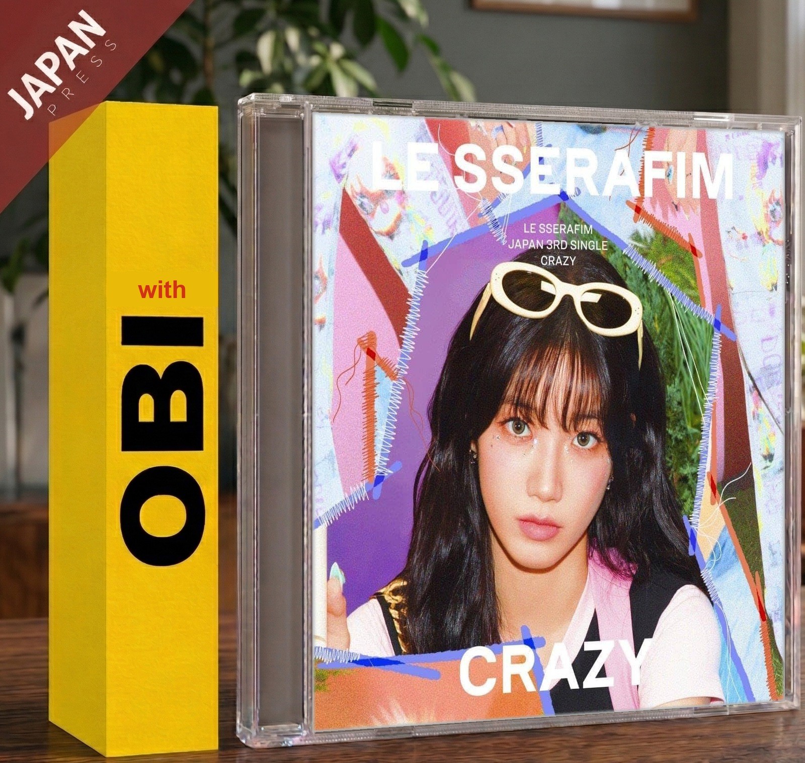 LE SSERAFIM - CRAZY(初回限定 メンバーソロジャケット盤[KAZUHA]) w/OBI CD Japan Import