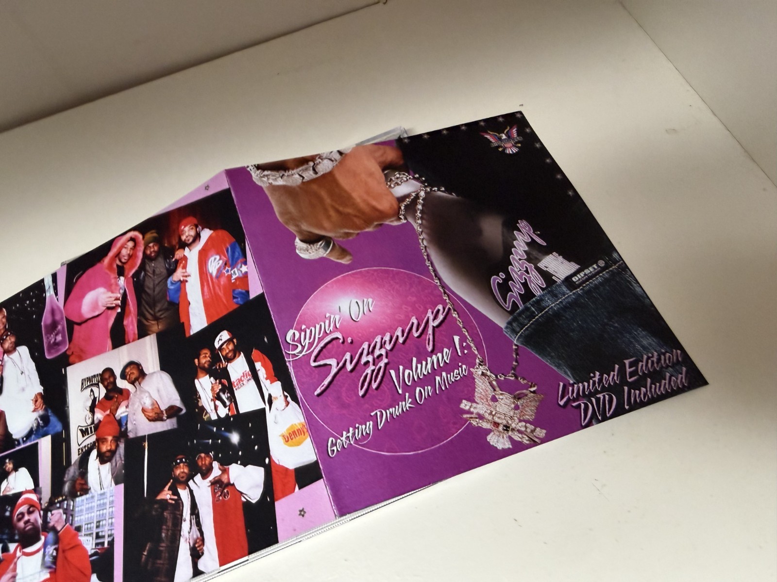 CAM'RON & THE DIPLOMATS DIPSET SIPPIN ON SIZZURP VOL 1 NYC MIXTAPE CD & DVD SET