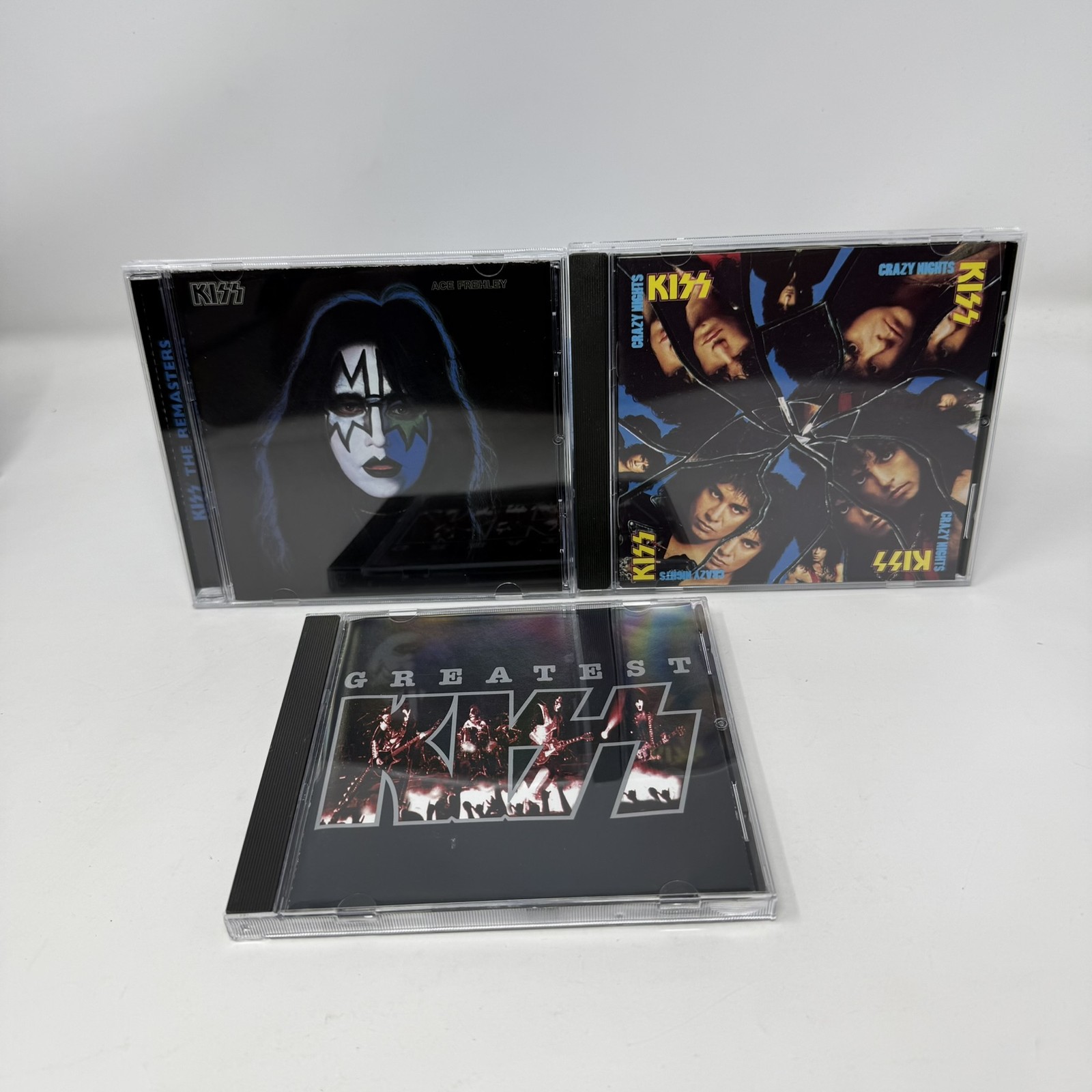 KISS - Ace Frehley (The Remasters) & Crazy Nights & Greatest Hits (3 CD Lot)