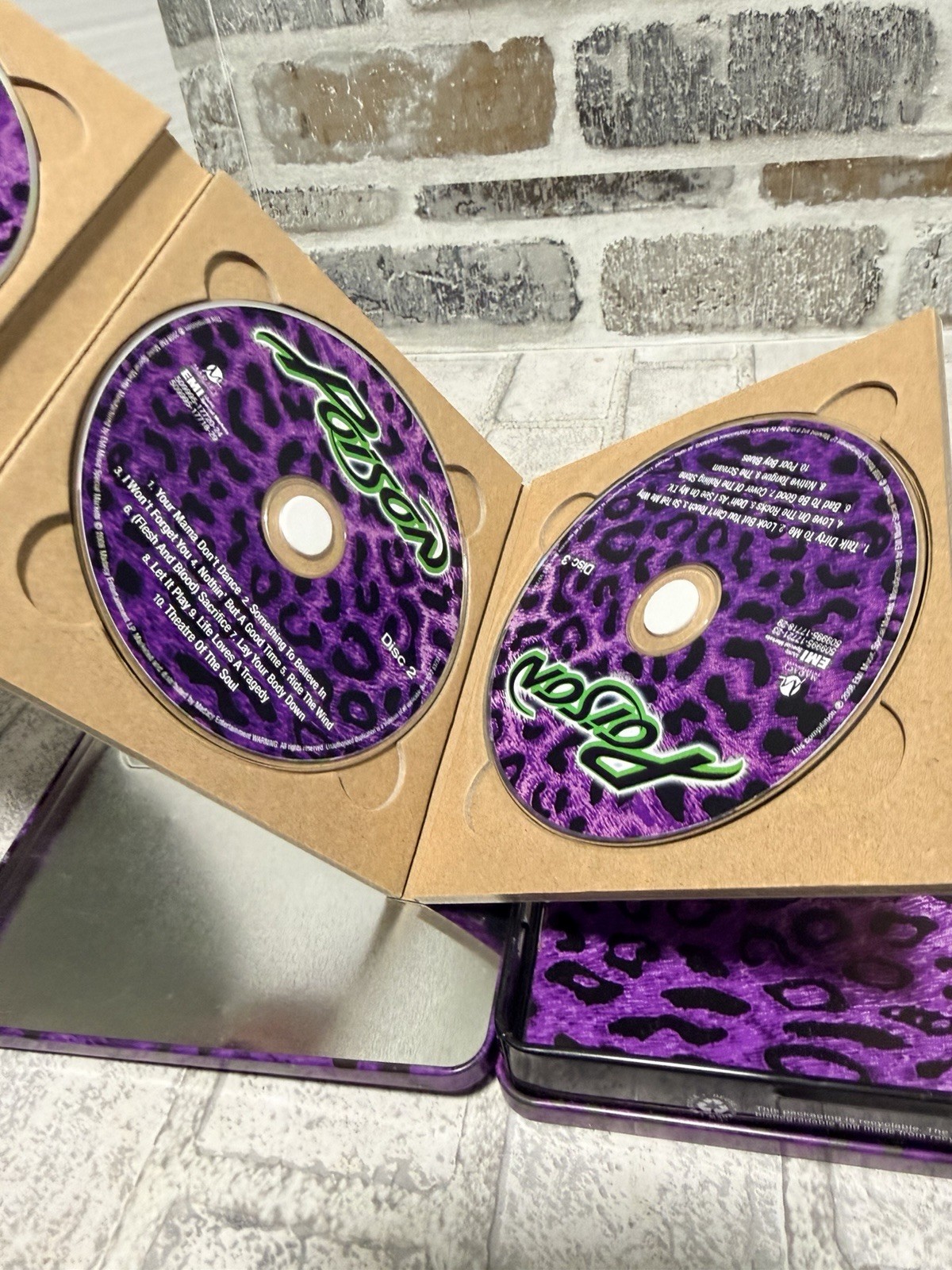 Poison Collector’s Edition No Tin CD 3 Discs Hair Metal RARE 2008
