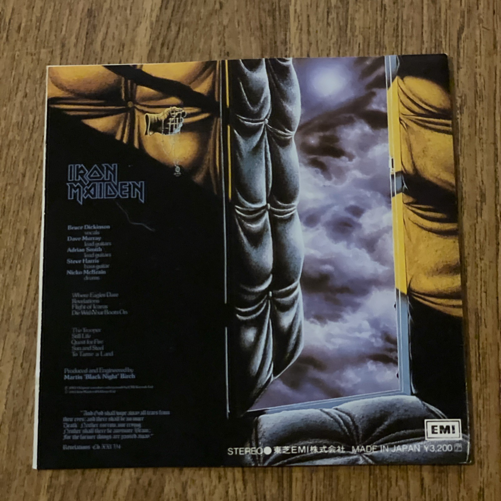 Iron Maiden Piece Of Mind CP32-5109 Japan 1986 Black Triangle CD NM no obi