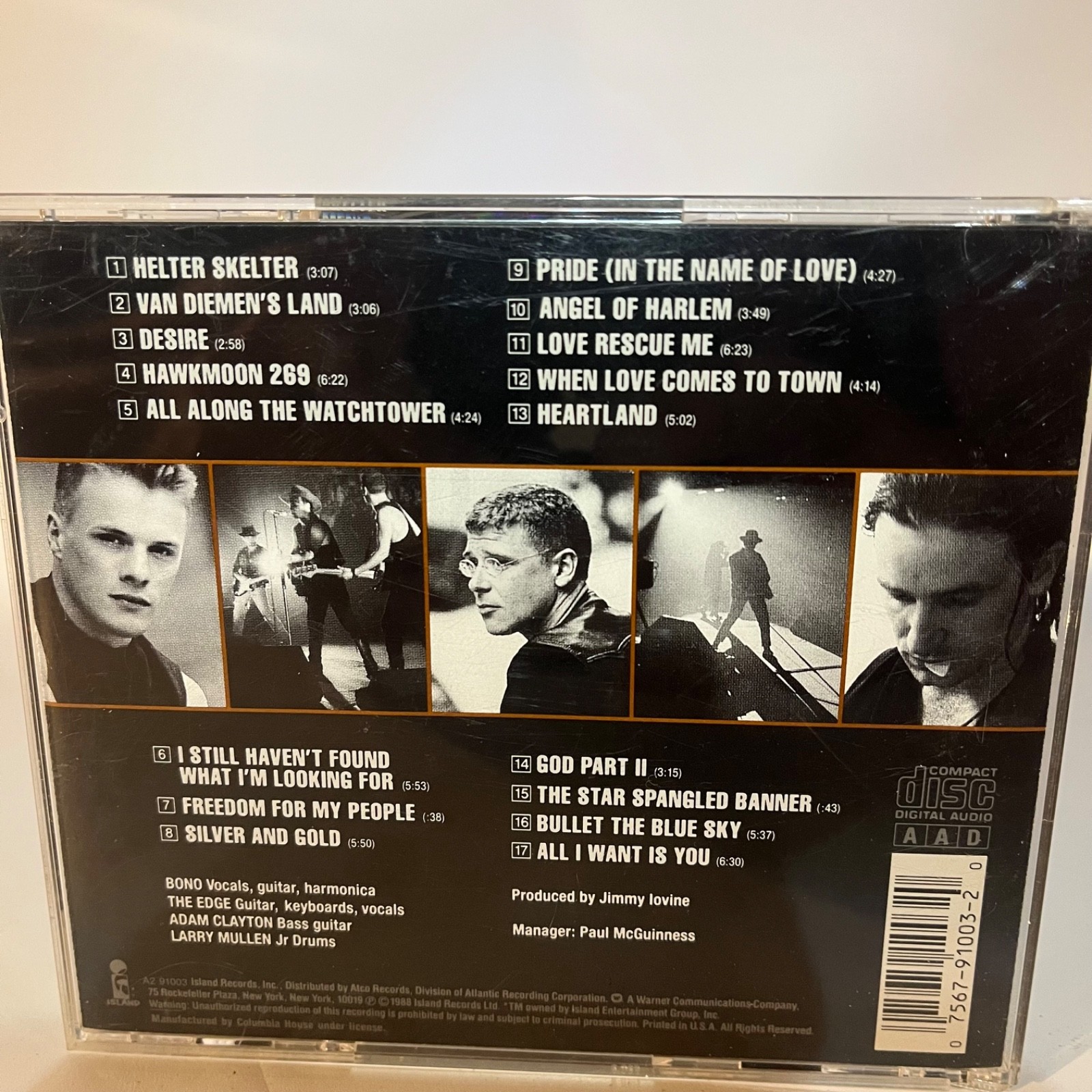 U2 - Rattle and Hum (Original 1988 US CD)