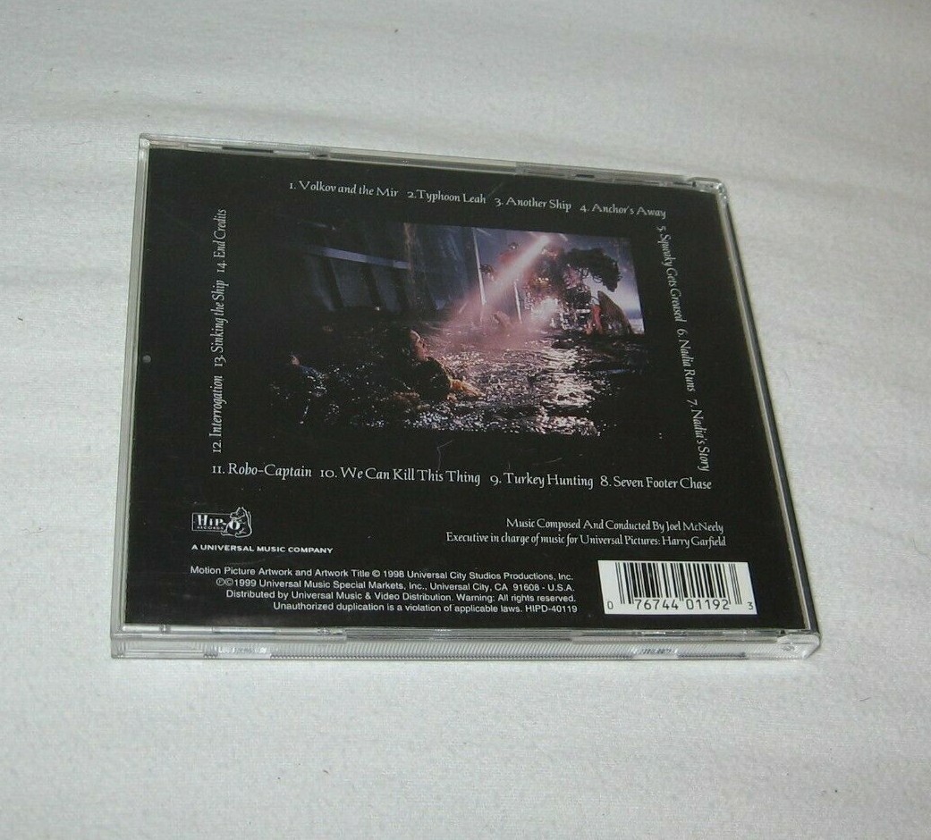 VIRUS Movie Film Original Motion Picture Score Soundtrack Joel Mcneely CD 1998