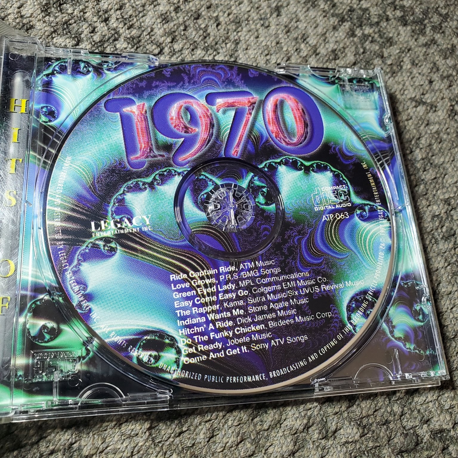 1970 Top Picks Of Legacy Entertainment CD 1990s Compilation Rock