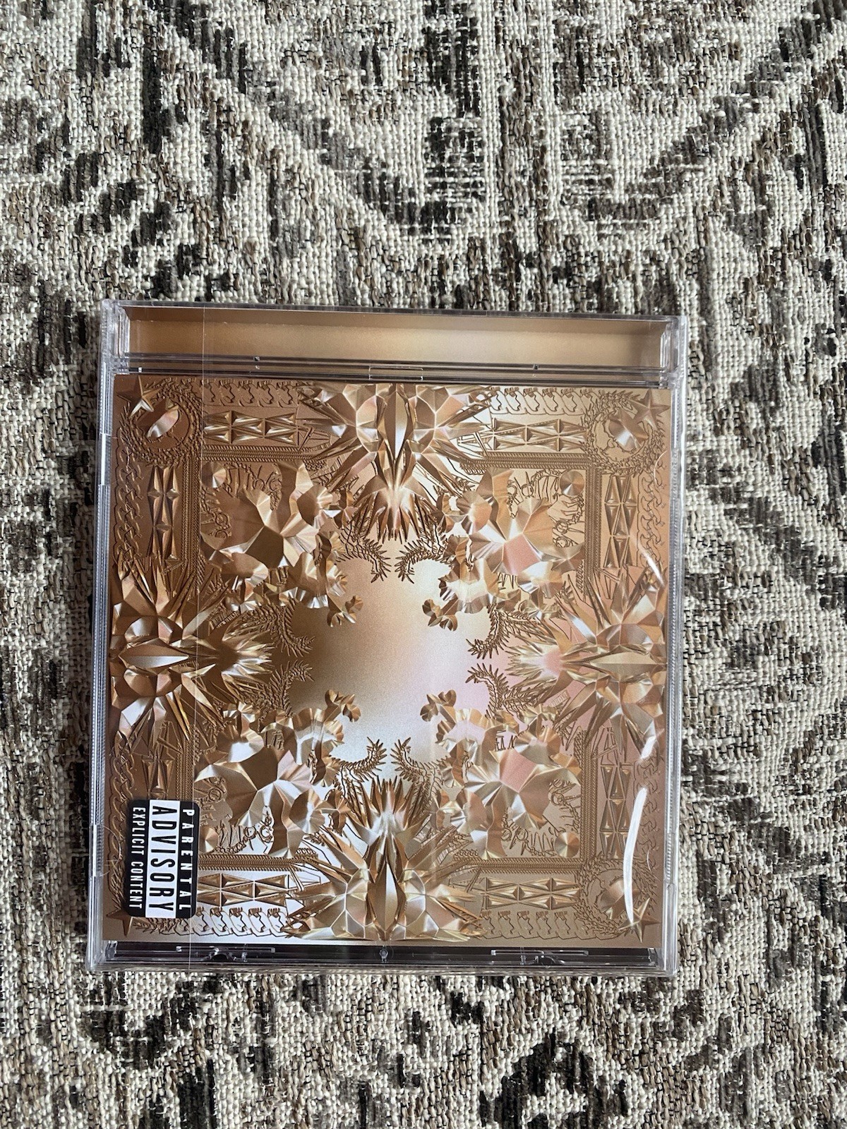 Jay-Z & Kanye West 'Watch the Throne' CD Gold Case Brand New