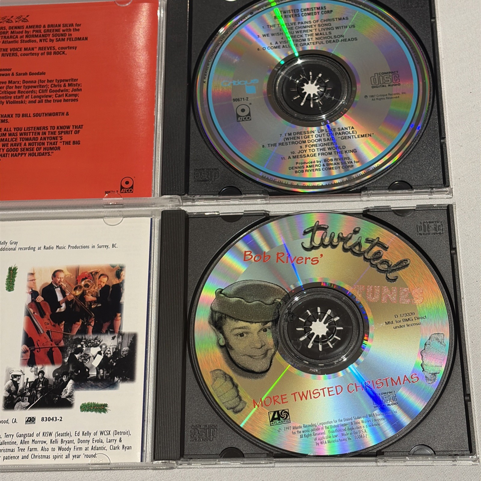 Twisted Christmas Bob Rivers Comedy Corp Presents More Lot Humor Holiday 2 CD