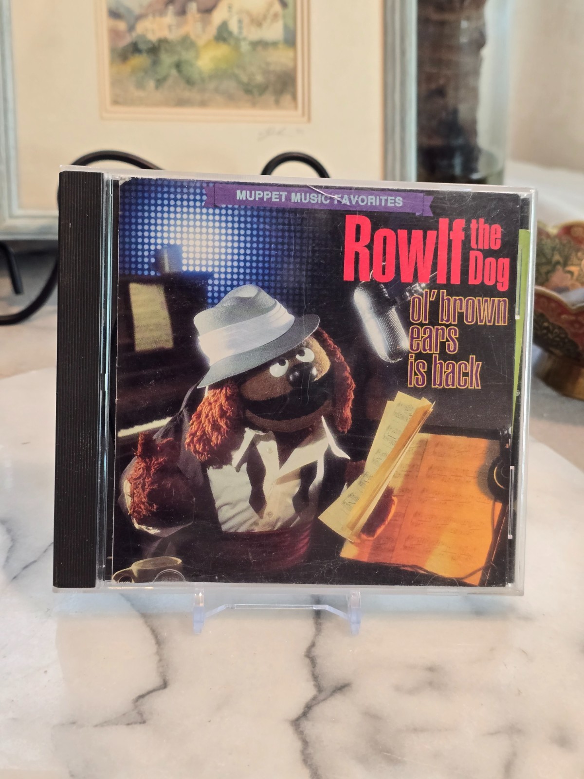 Rowlf the Dog - Ol' Brown Ears is Back; Audio CD (1993) Jim Henson Records RARE
