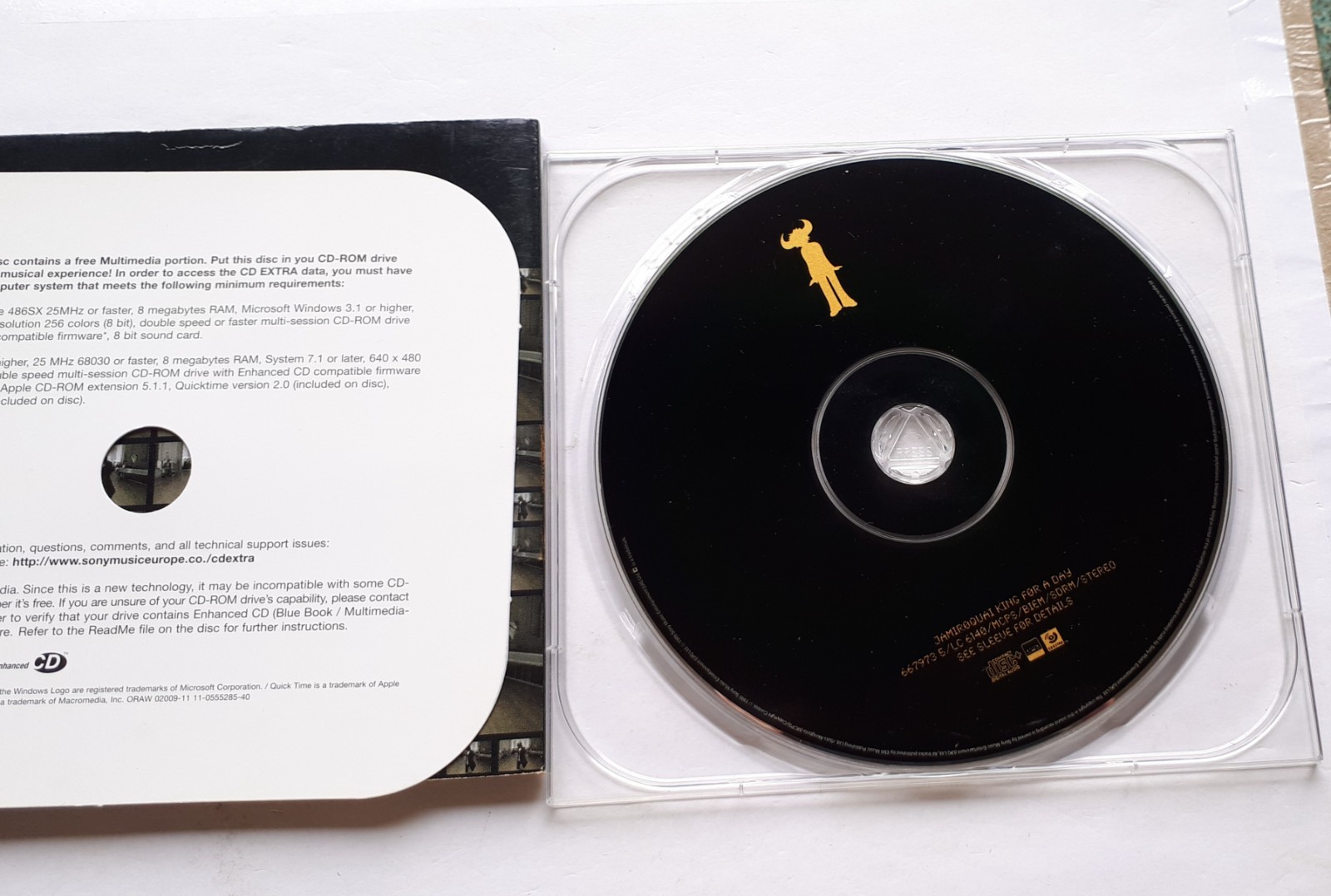 Jamiroquai - King For A Day -1999 UK Enhanced CD Single Housed in Card Slip Case