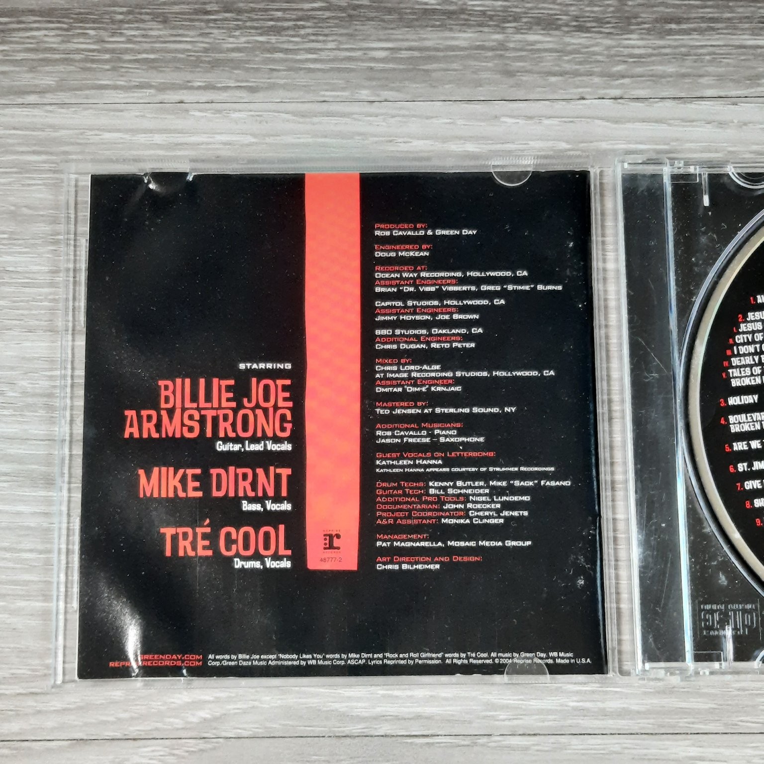 Green Day – American Idiot CD 2004 Enhanced Punk Rock Reprise Records
